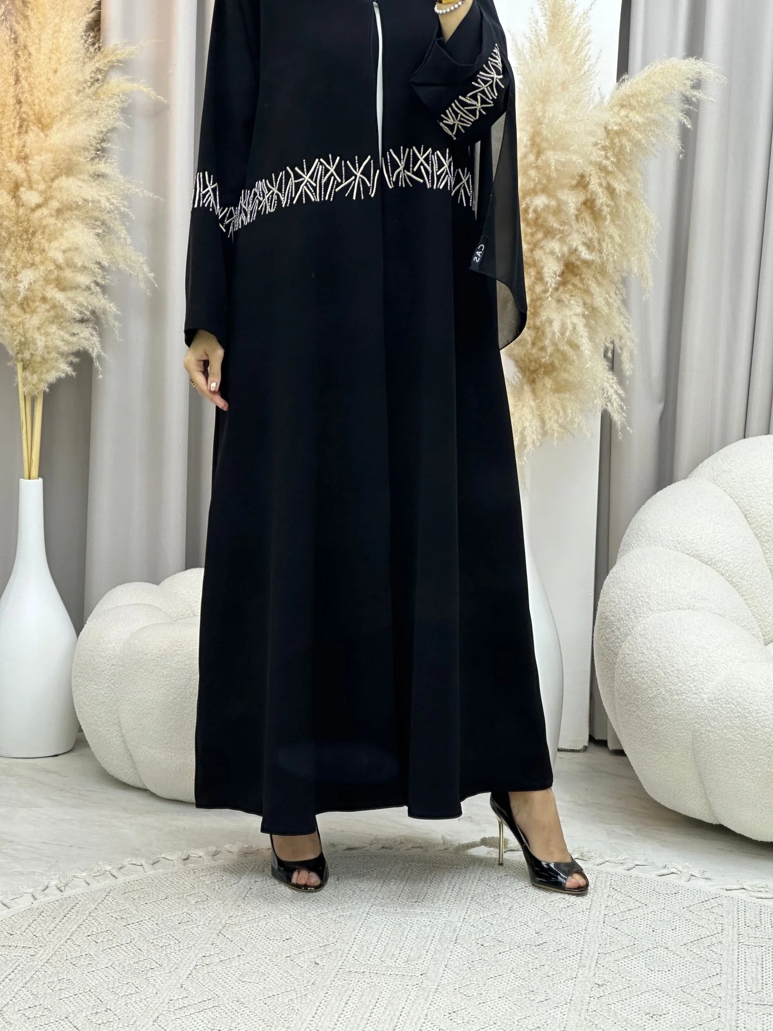 C 0029 Black Eid Abaya - Image 10