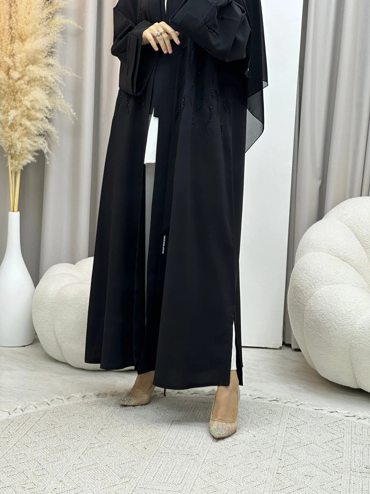 C 0042 Black Eid Abaya - Image 6