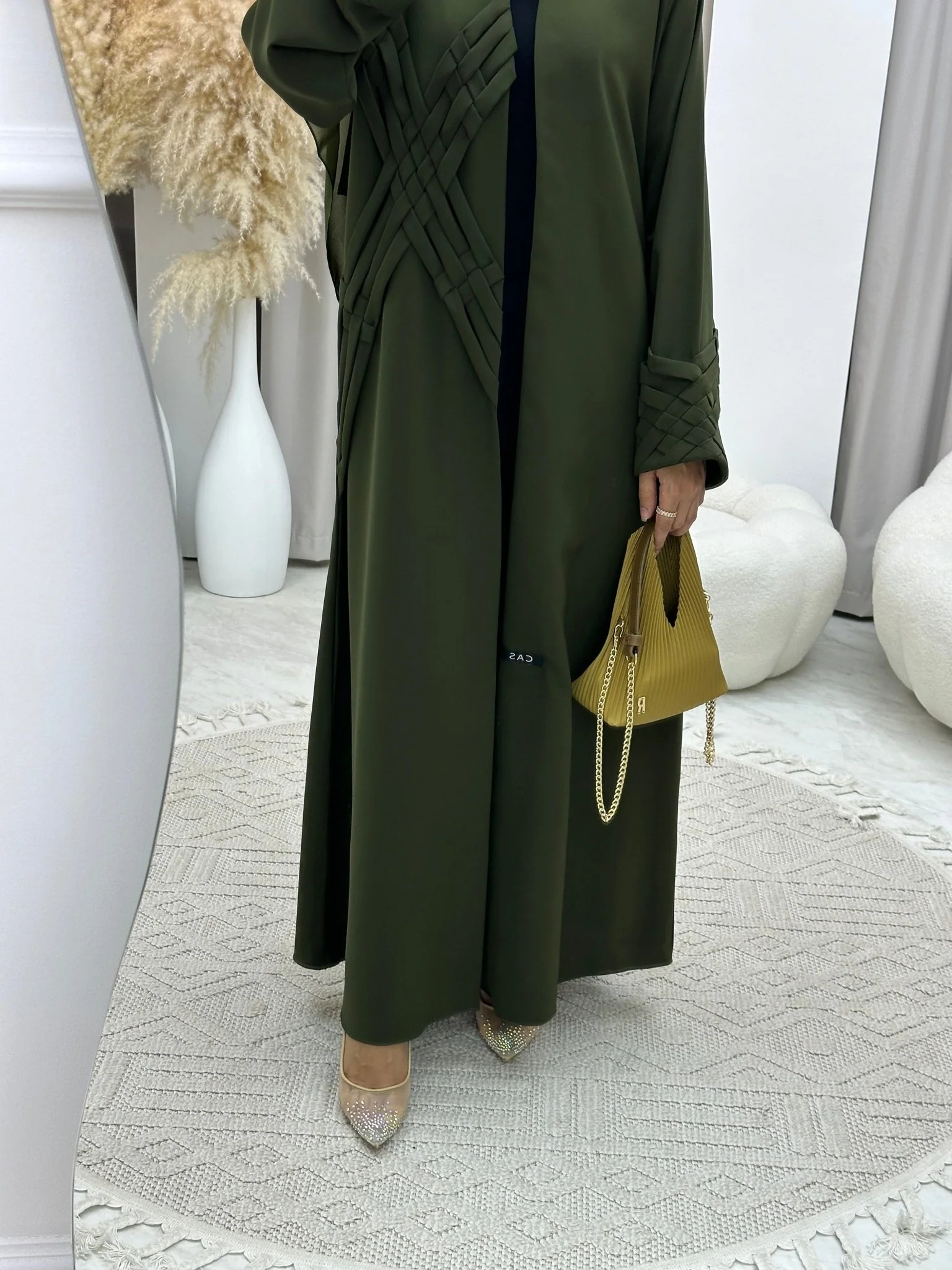 C 0143 Green Abaya - Image 5