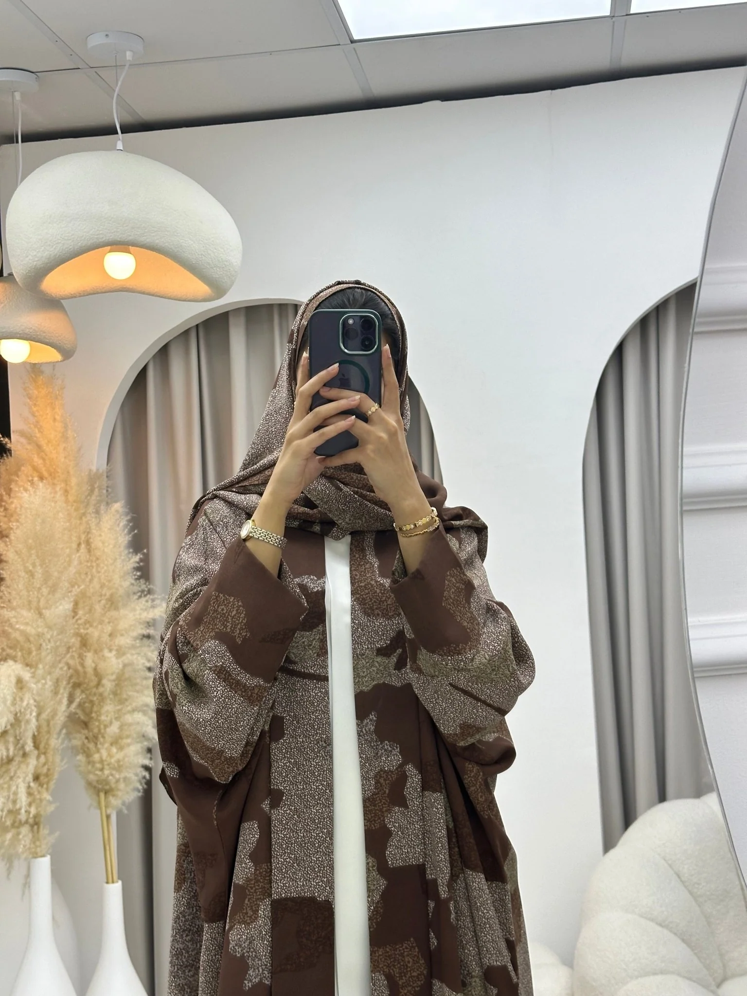 C 0237-02 Army Brown Abaya - Image 8