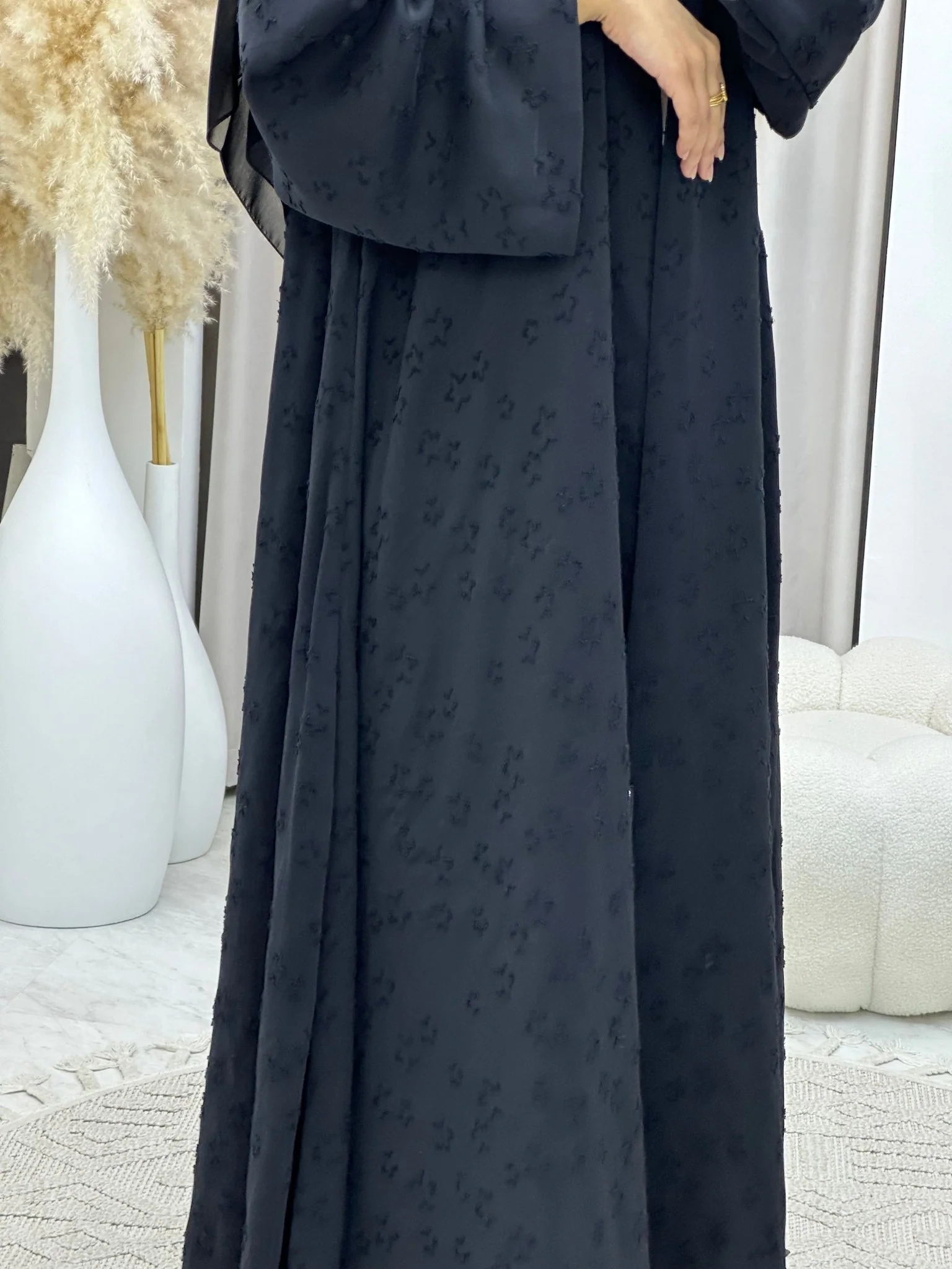 C 0332 Black Abaya - Image 8