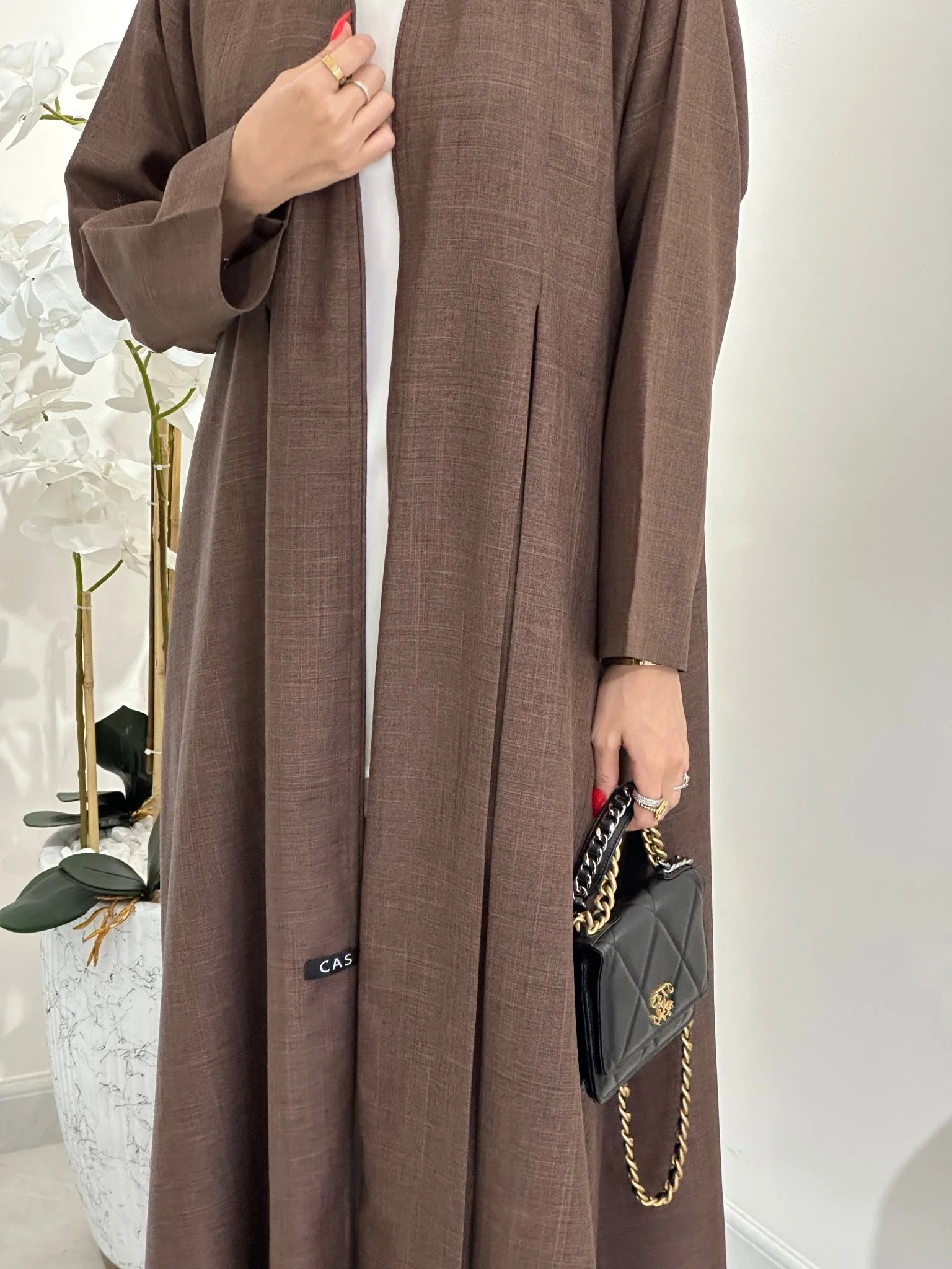 C 0356 Brown Abaya - Image 2