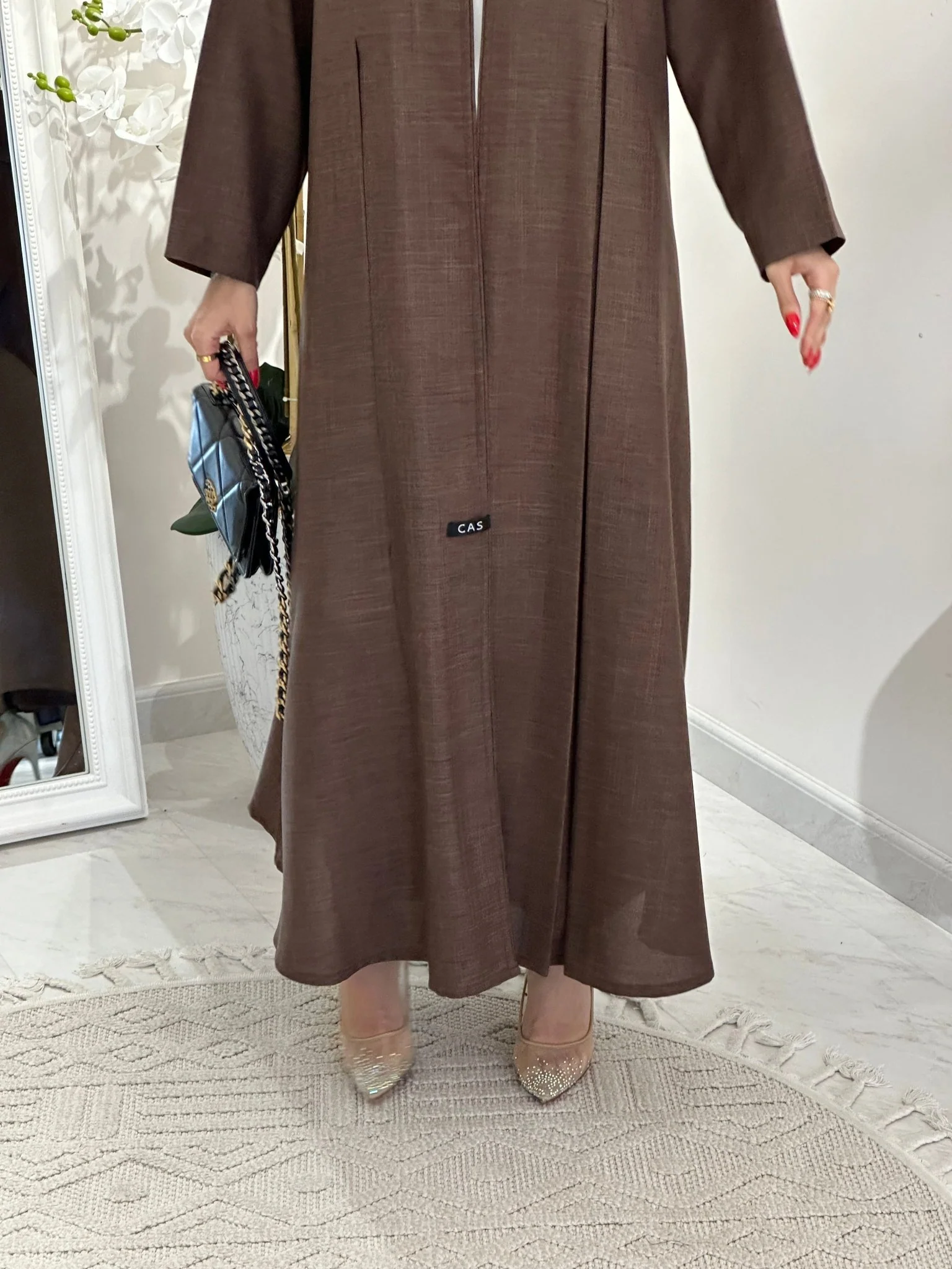 C 0356 Brown Abaya - Image 7