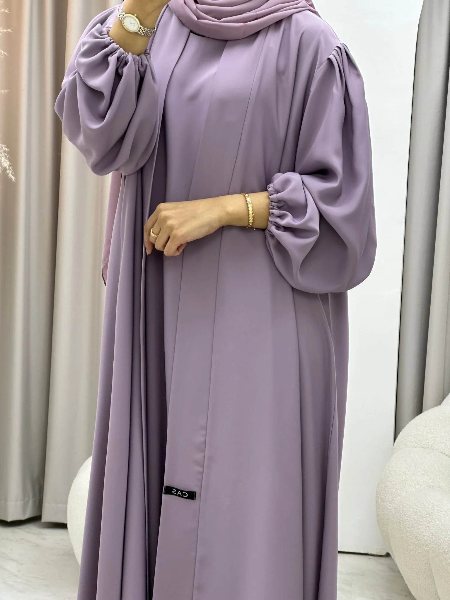 C 0373-02 Lilac Pastel Abaya