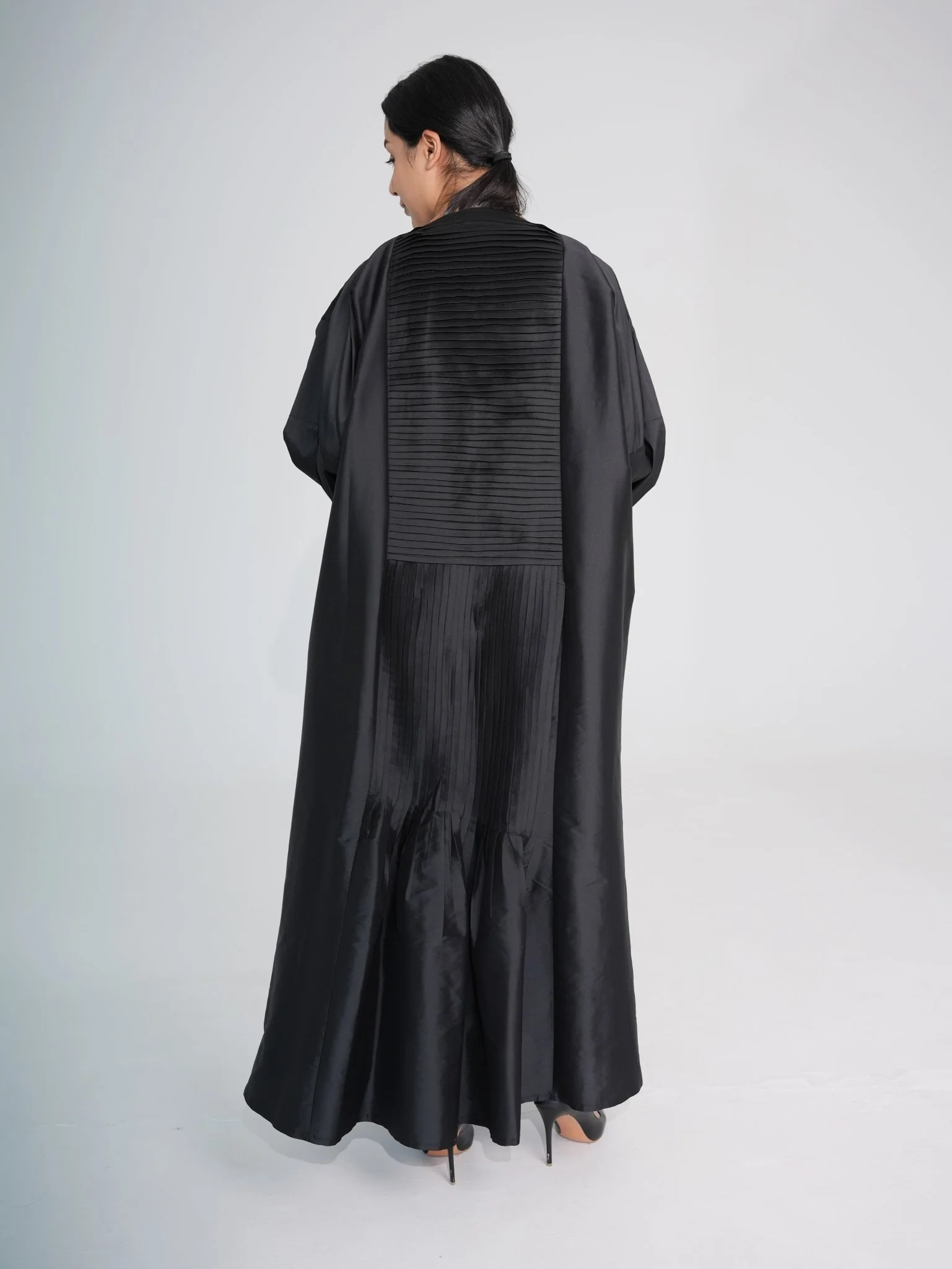 C 0385 Black Abaya - Image 3