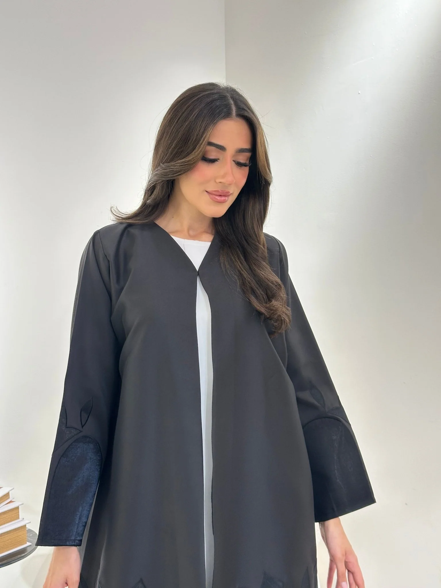 C 0966 Black Abaya