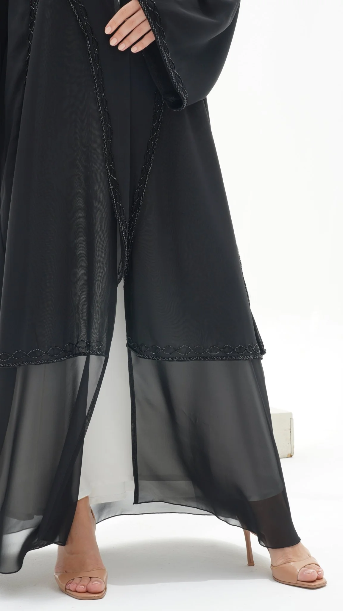 C 1120 Black Abaya - Image 4