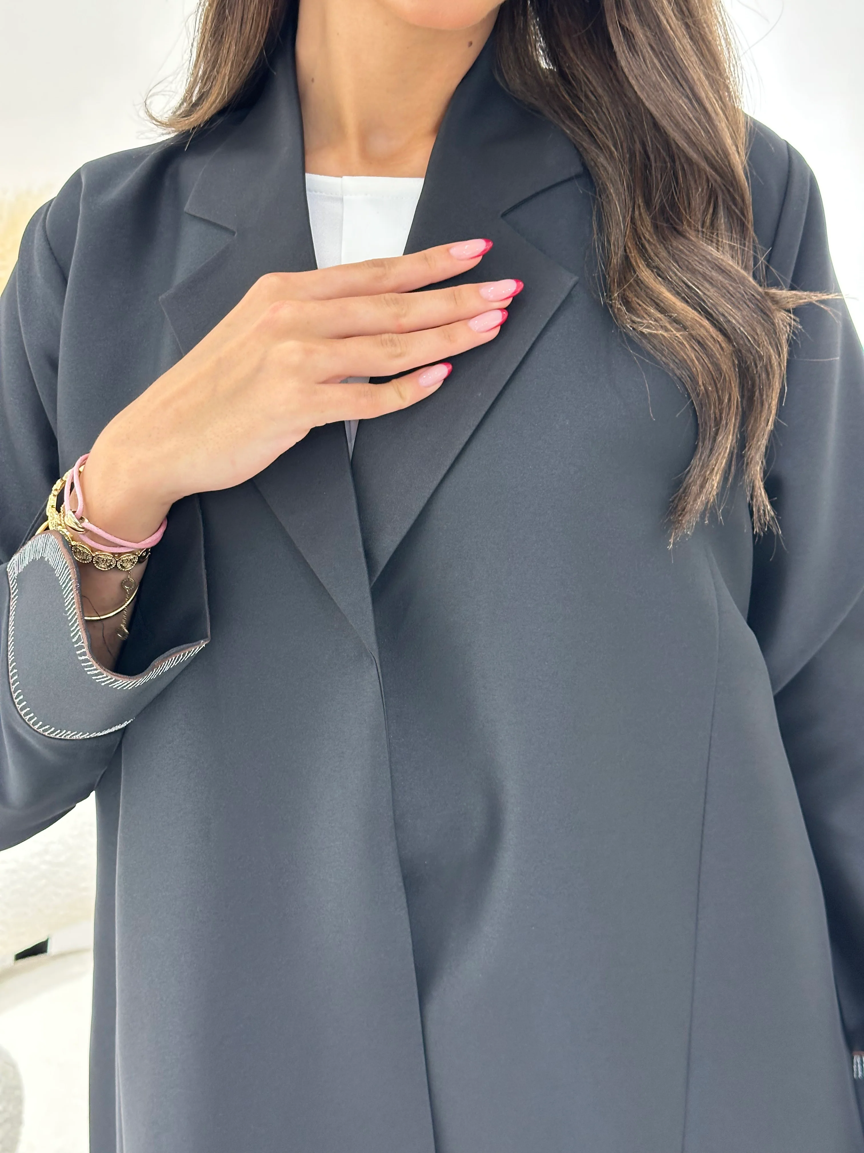 C 1273 Black Abaya - Image 6