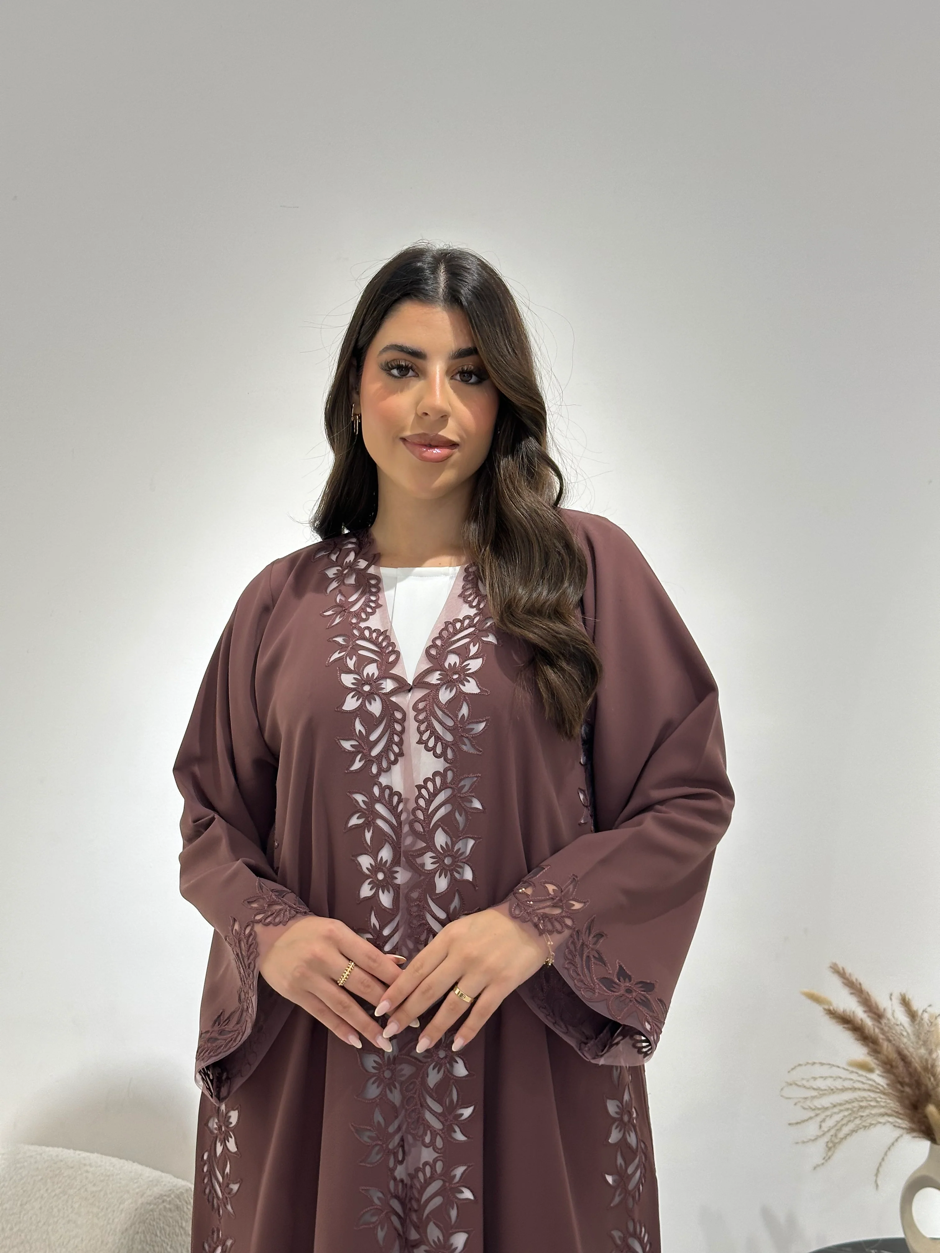 C 1340 Purple Abaya by CAS Abaya