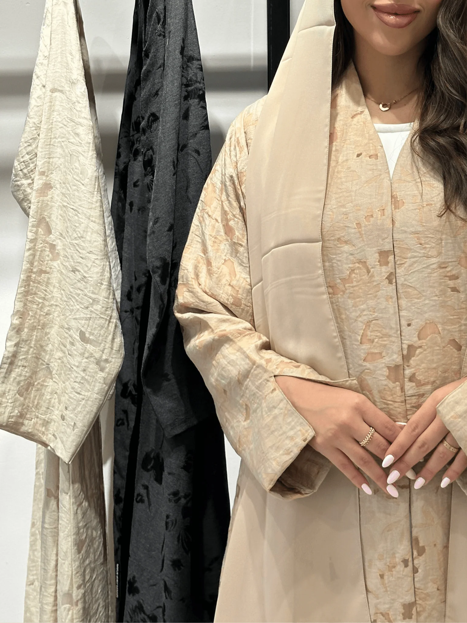 C 1415-01 Tamarind Abaya - Image 6