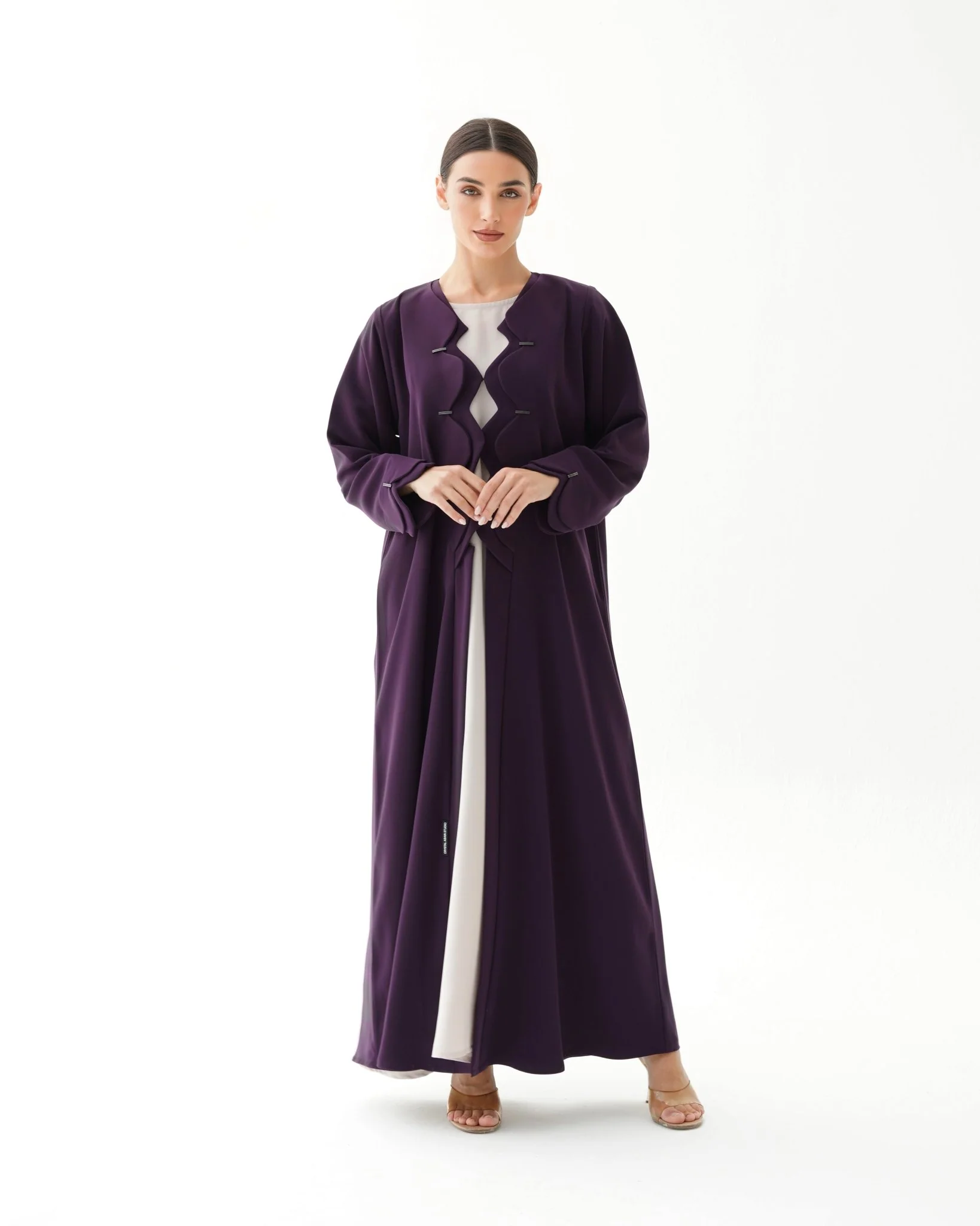 C 1476 Indigo Abaya - Image 4