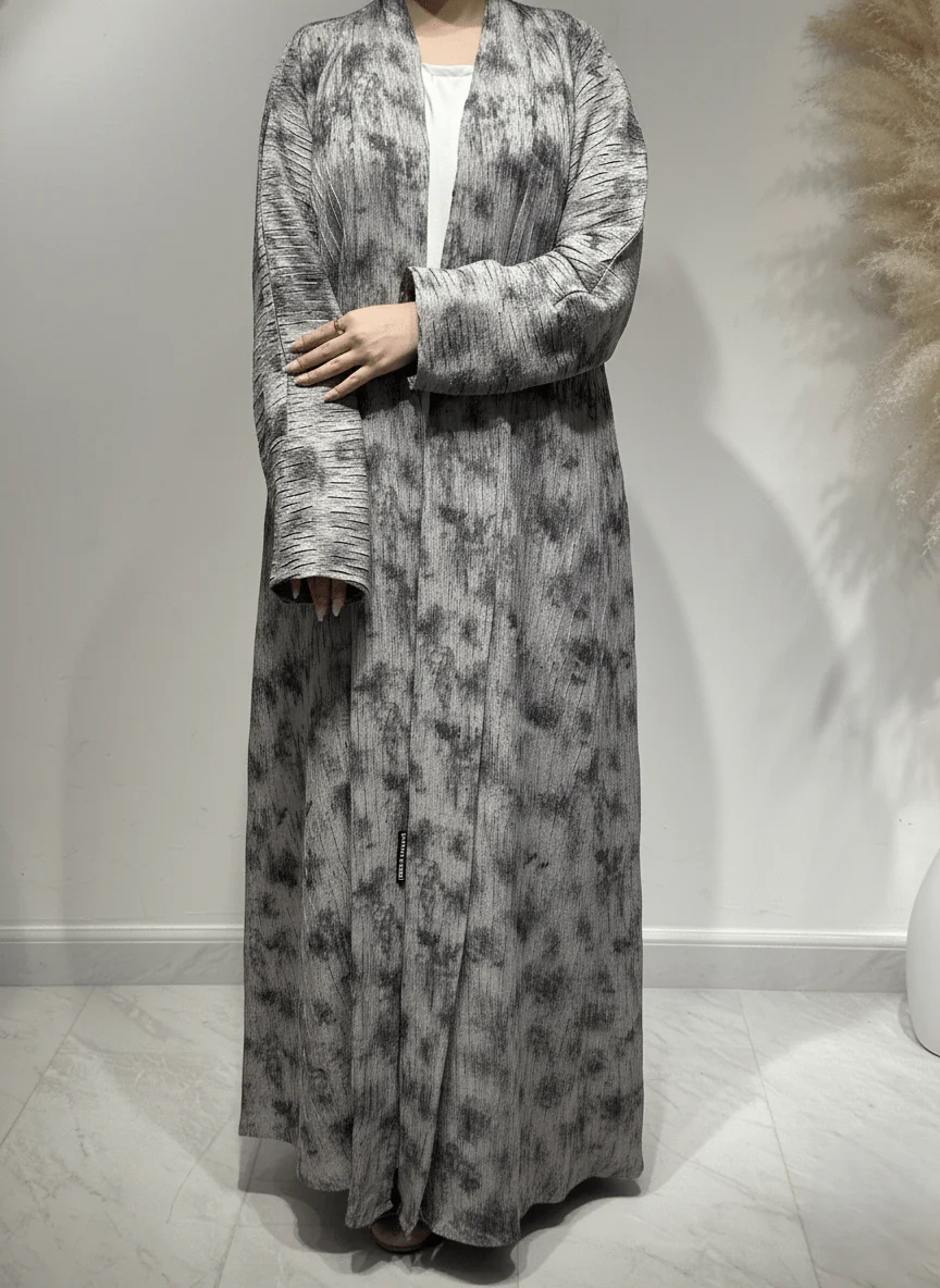 C 1606-04 Dark Beige Abaya - Image 2