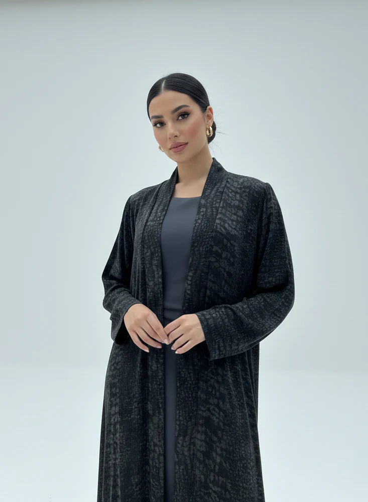 C 1904 Premium Navy Blue Abaya