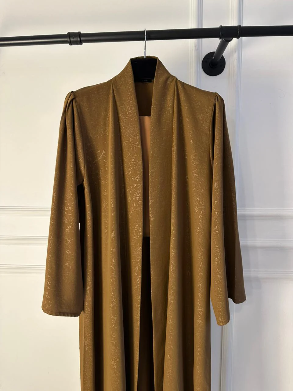 C 1911-02 Mustard Abaya - Image 3