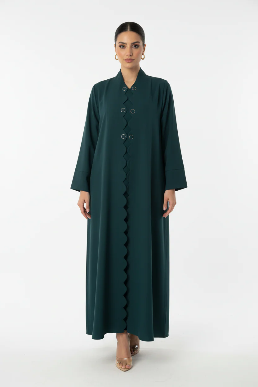 C 1987 Teal Abaya - Image 2