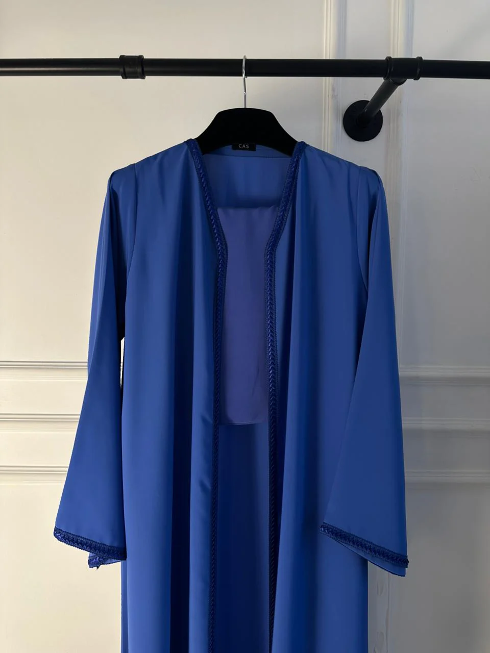 C 2178-06 Royal Blue Lace Abaya - Image 3