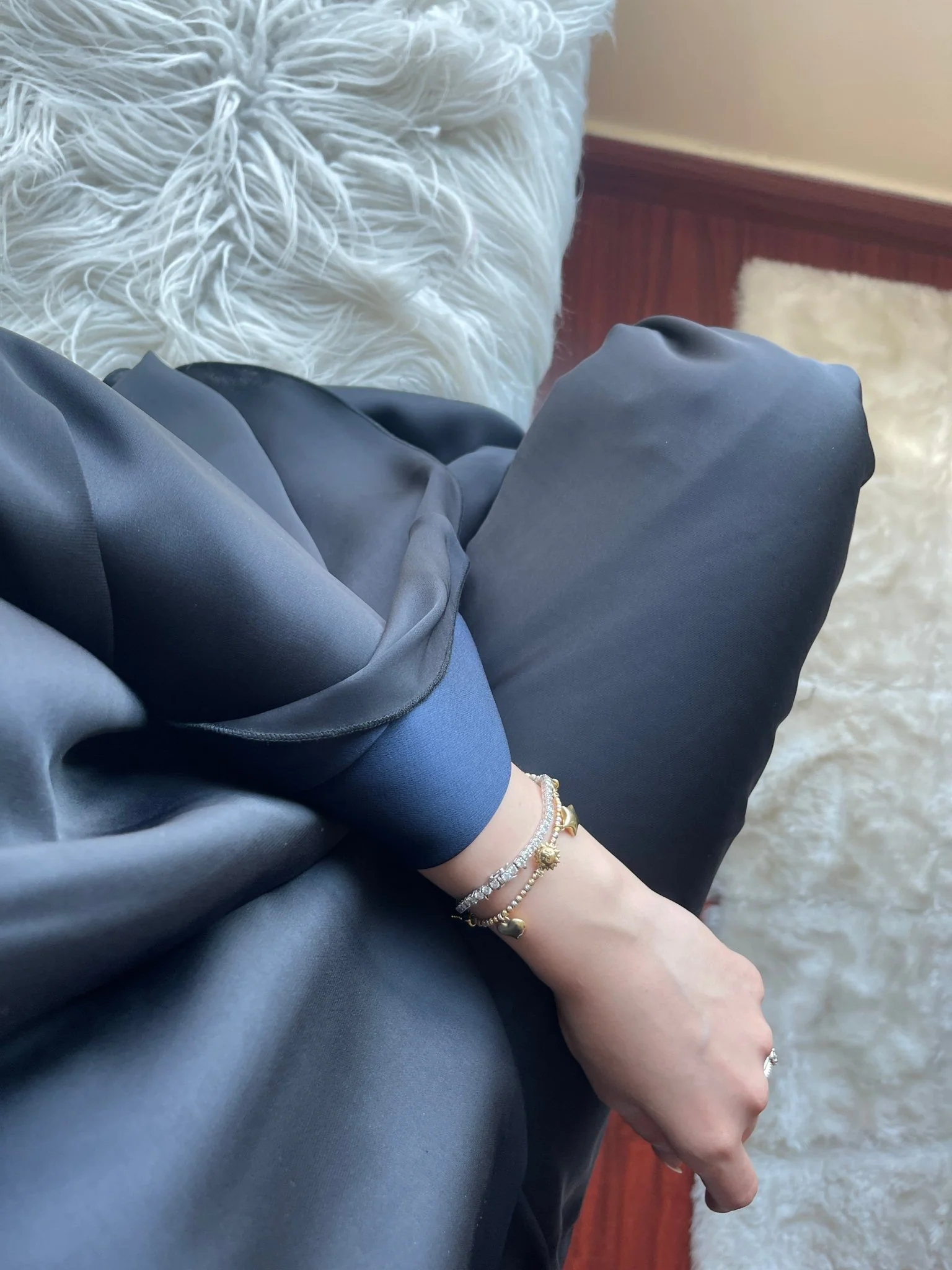 C-Black-Blue-Duotone-Abaya - Image 9