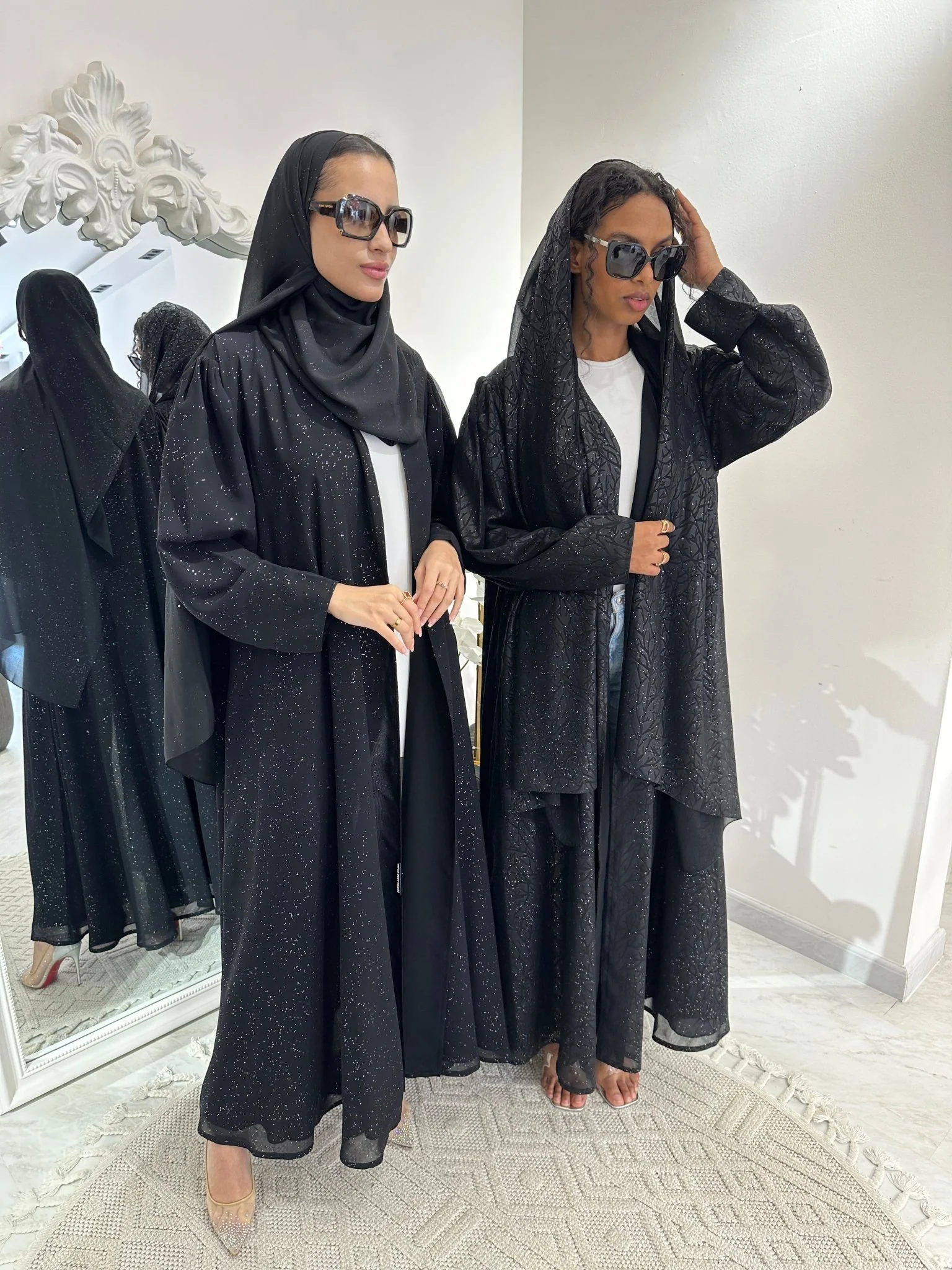 C Black Summer Work Abaya 28 - Image 10