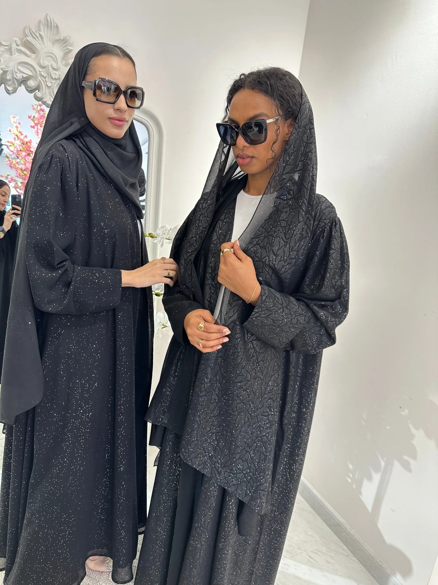C Black Summer Work Abaya 28 - Image 3
