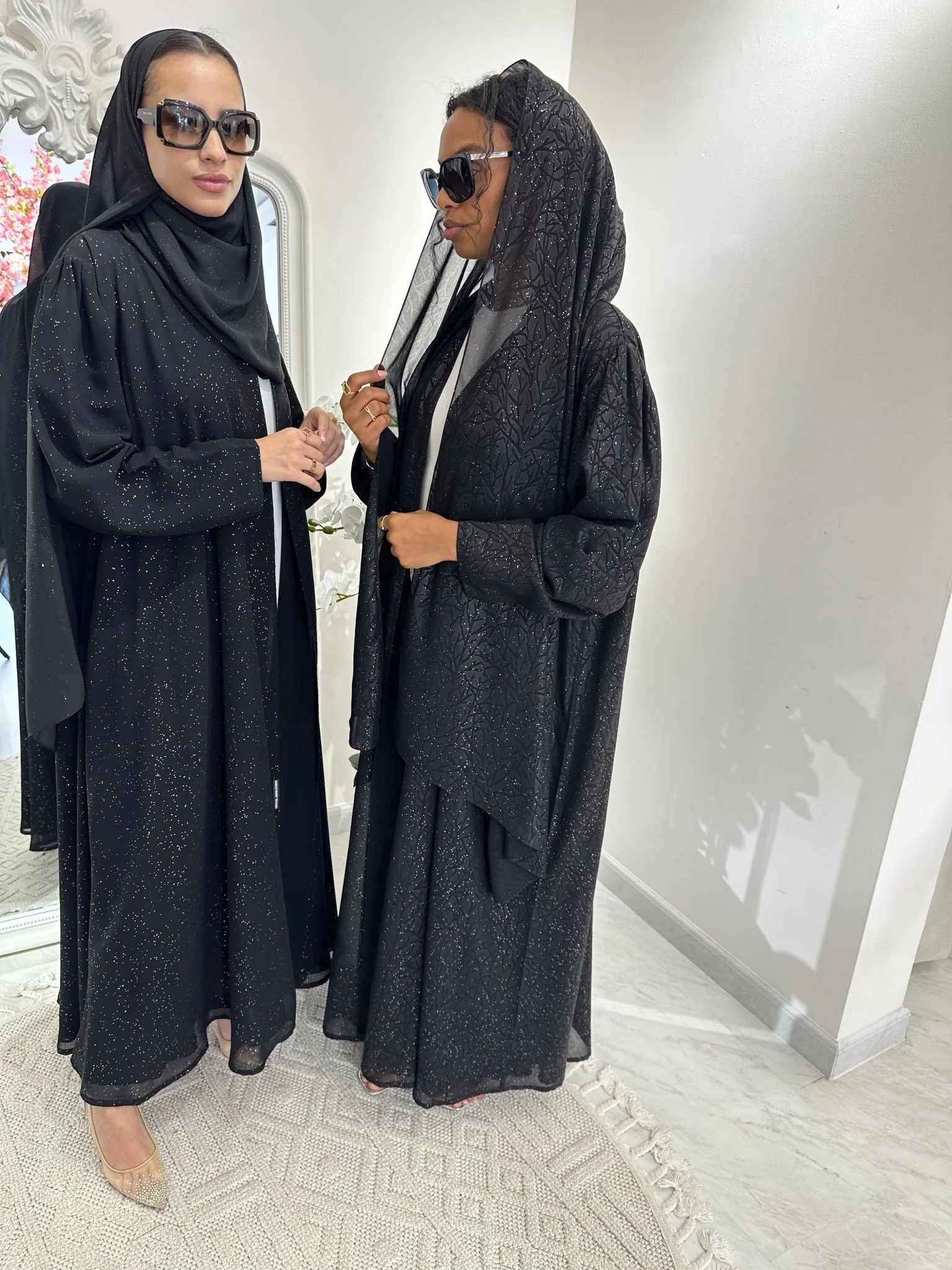 C Black Summer Work Abaya 28 - Image 7