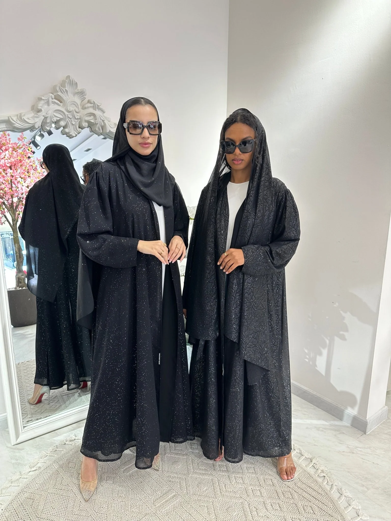 C Black Summer Work Abaya 28 - Image 9
