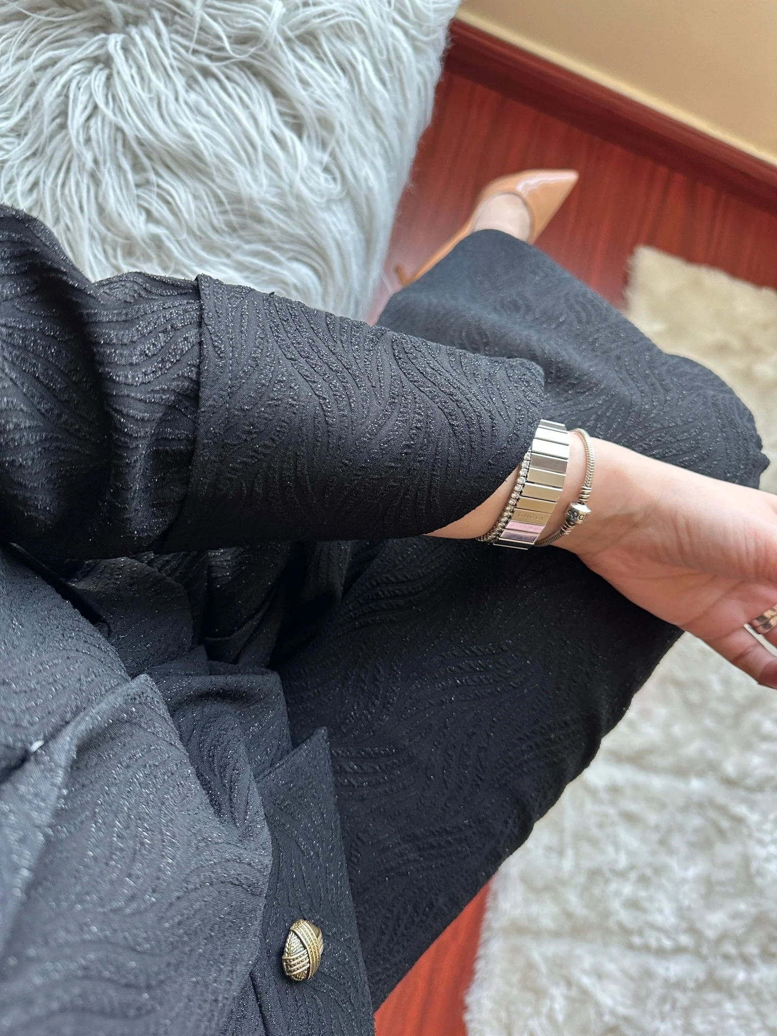 C-Black-Work-Abaya-141 - Image 7