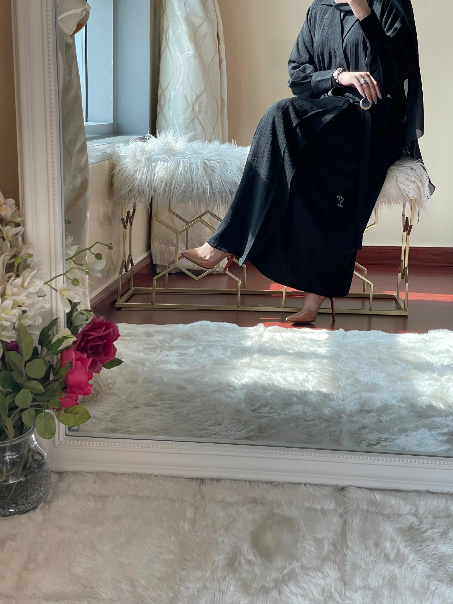 C-Black-Work-Abaya-32 - Image 10