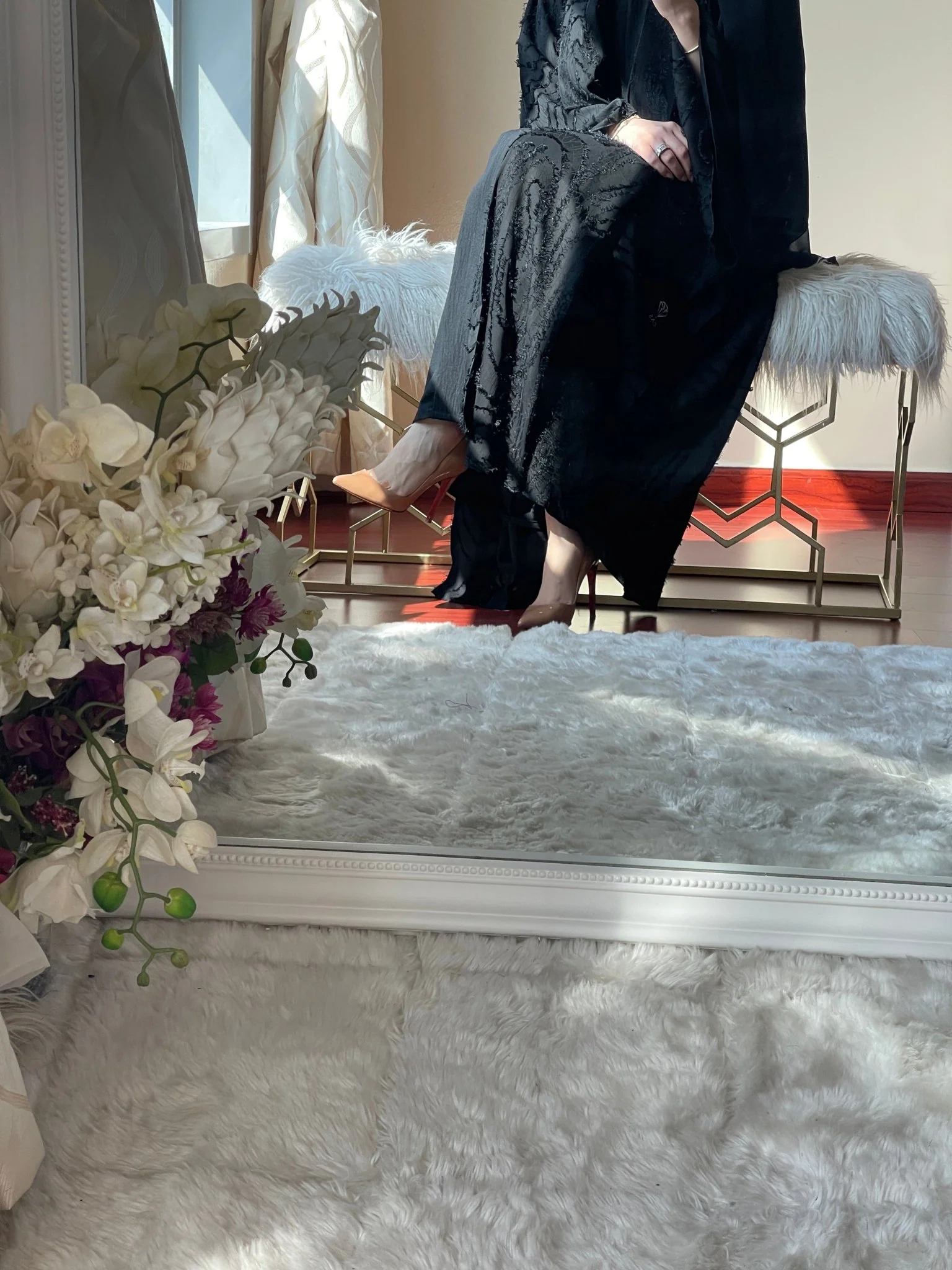 C-Black-Work-Abaya-60 - Image 6