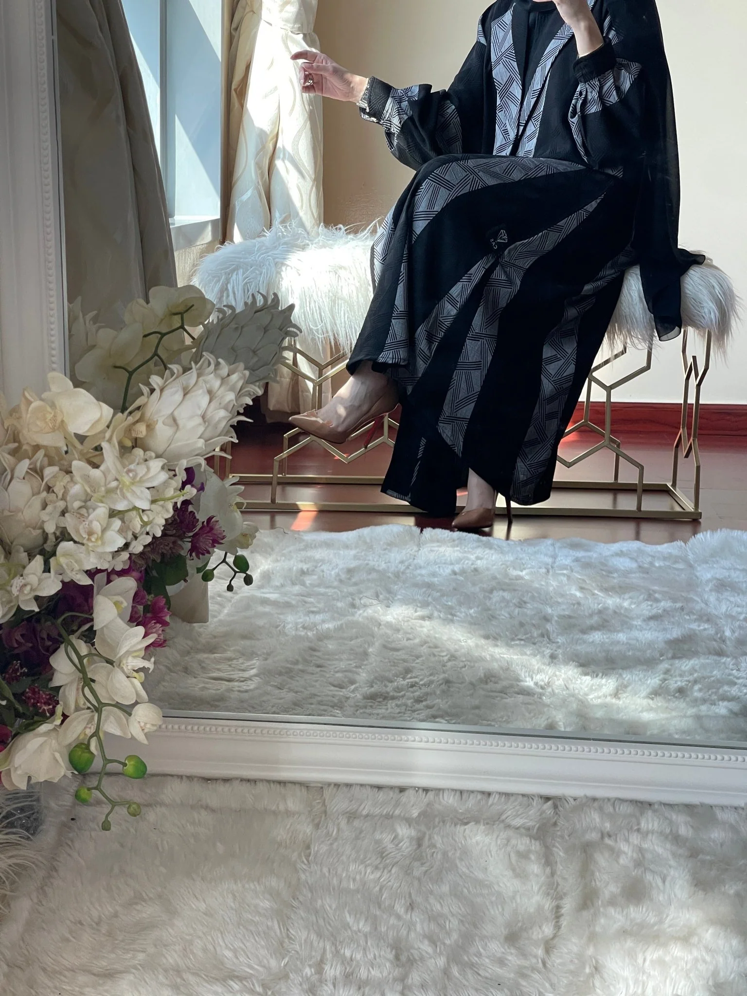 C-Black-Work-Abaya-65 - Image 8