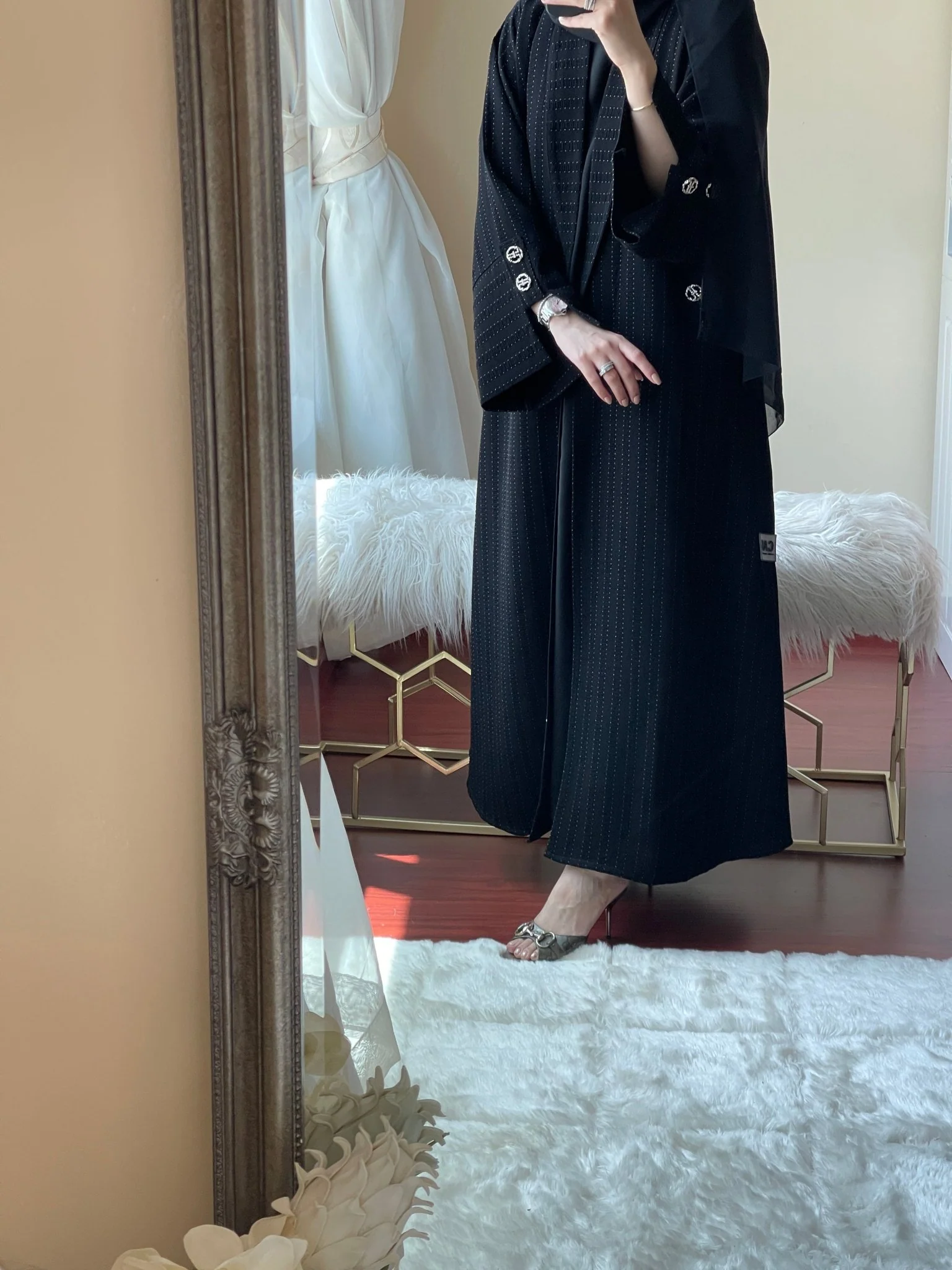 C-Black-Work-Coat-Abaya - Image 6