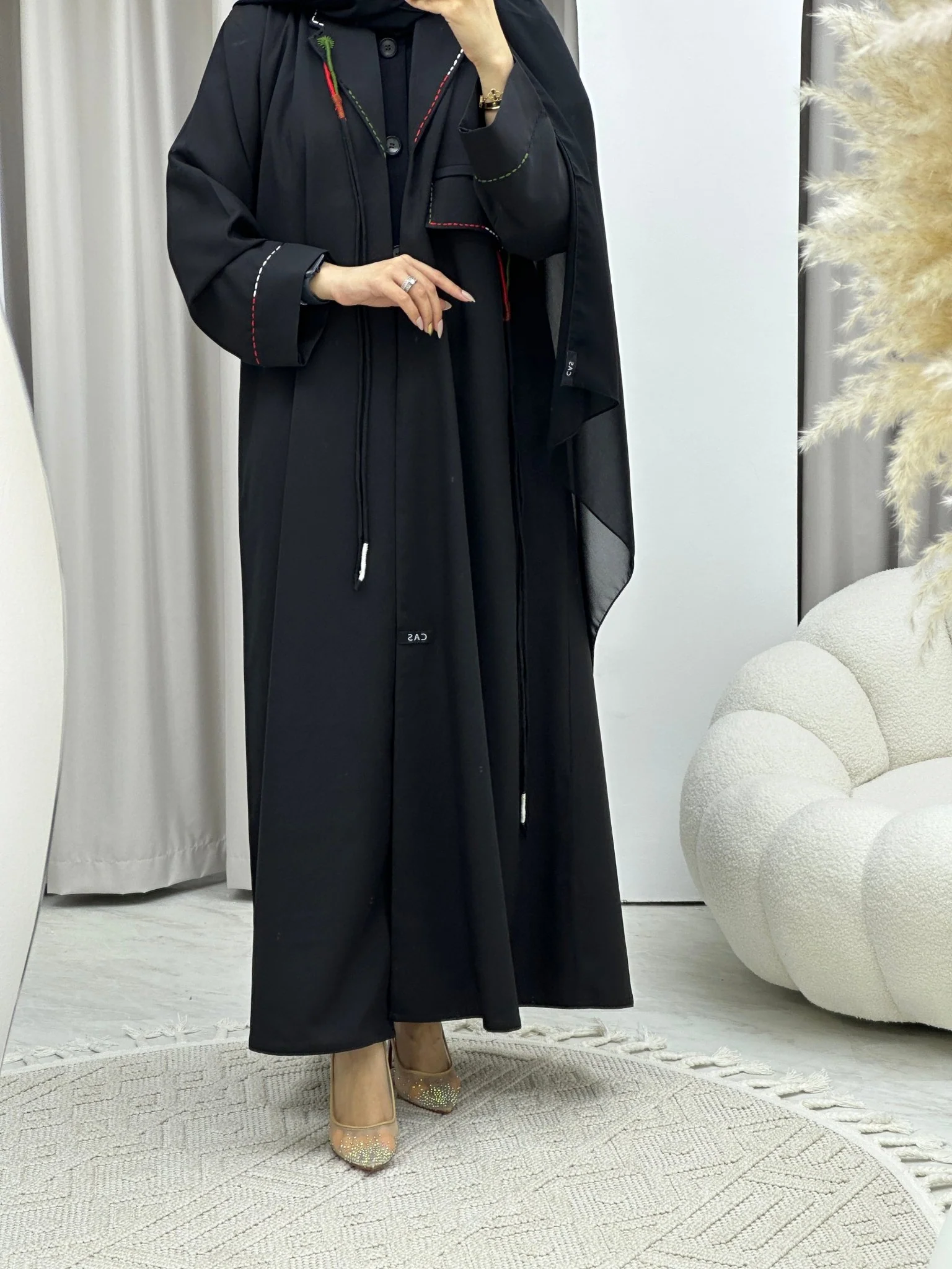 C Emirati National Day Abaya 01 - Image 4