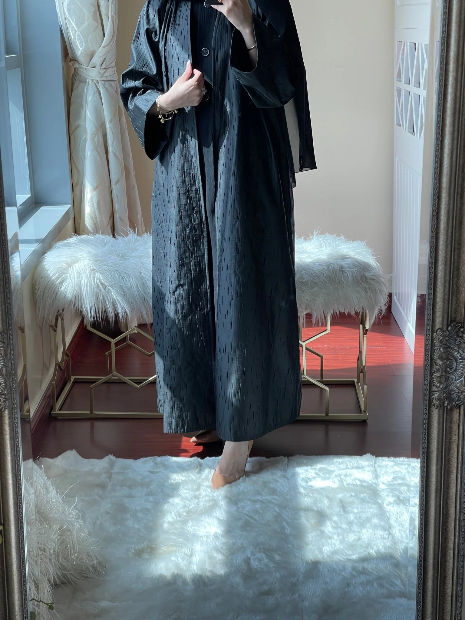 C-Jacquard-Work-Abaya-11 - Image 2