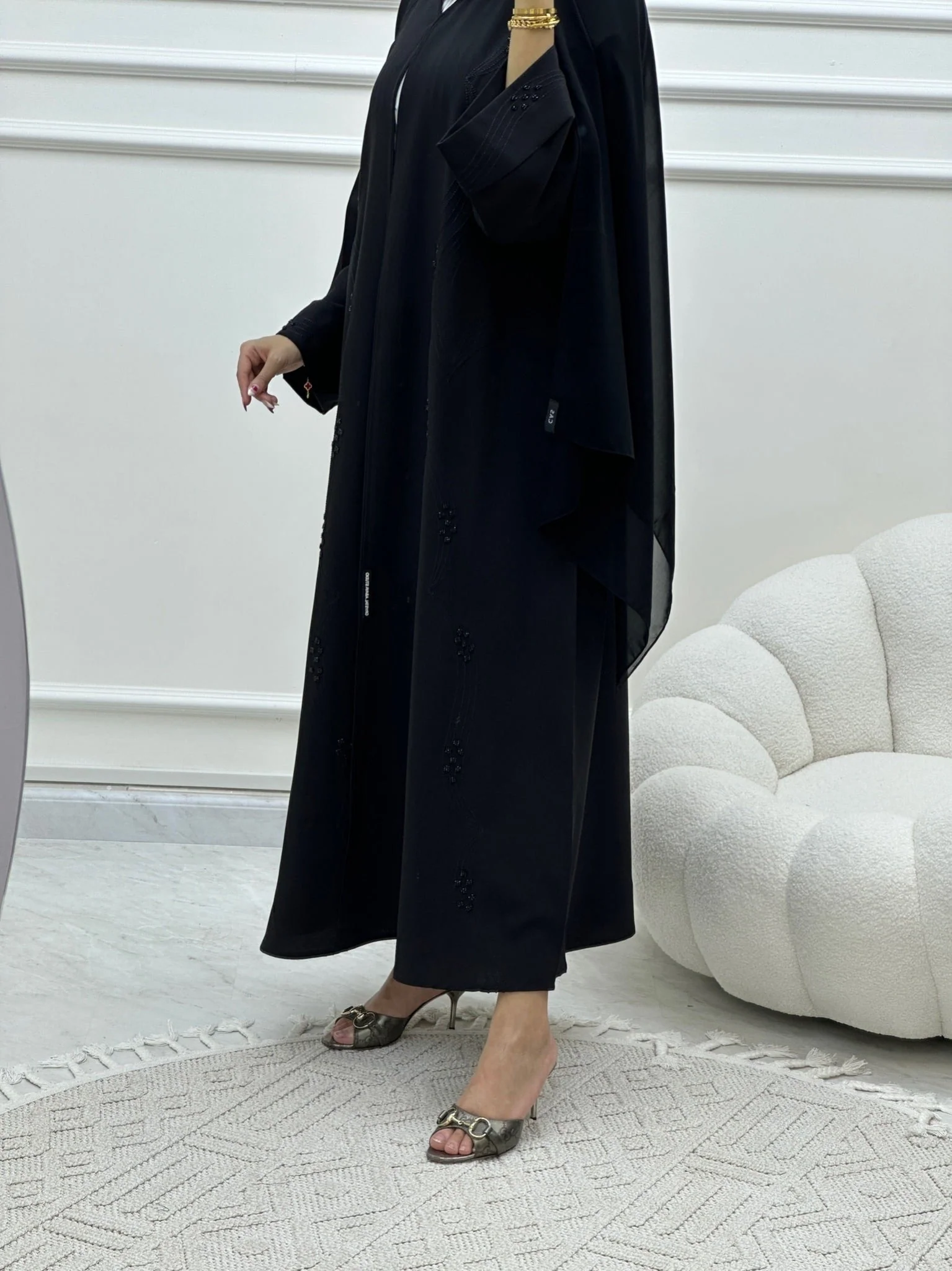 C Ramadan Black Eid Abaya 21 - Image 12
