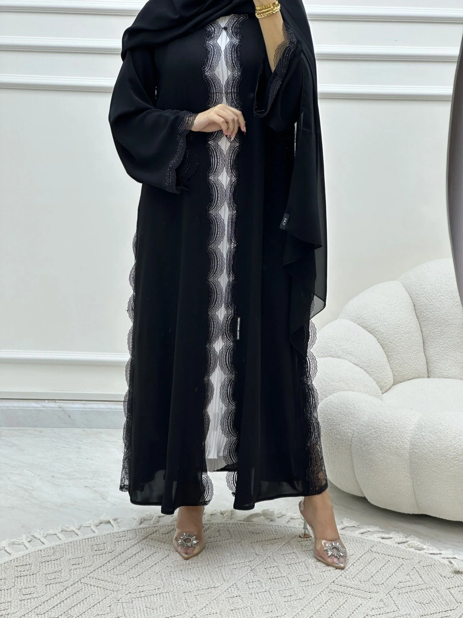 C Ramadan Black Eid Abaya 22 - Image 5
