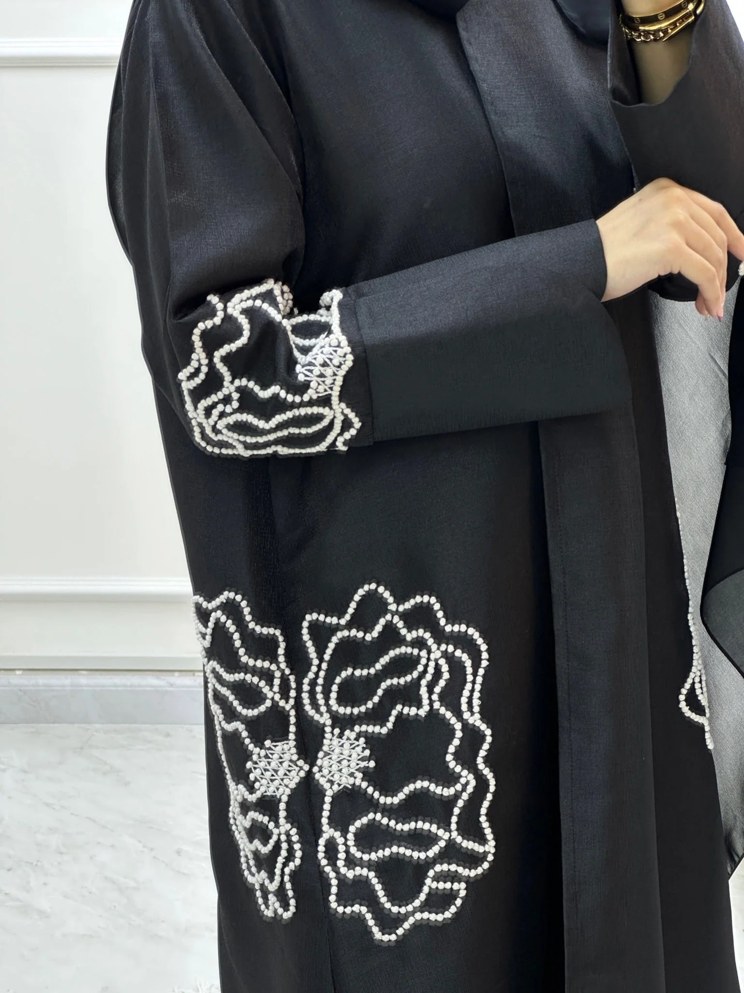 C Ramadan Black Eid Abaya 25 - Image 2