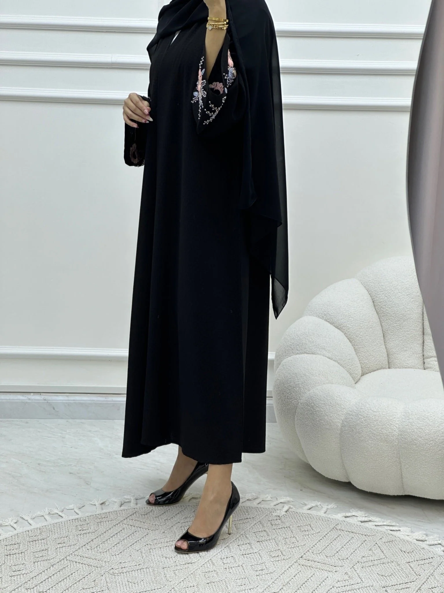 C Ramadan Black Eid Abaya 29 - Image 5