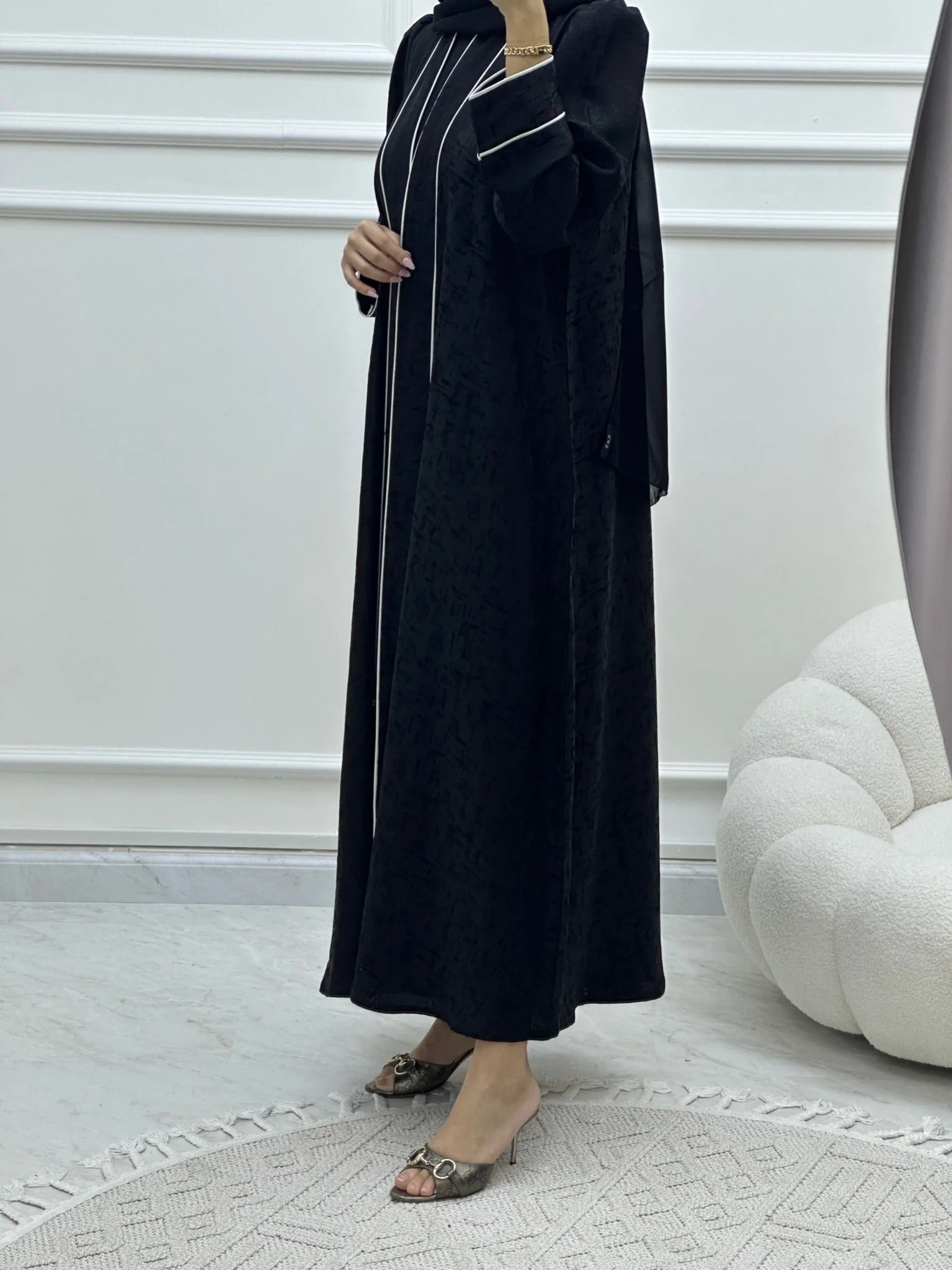 C Ramadan Black Eid Abaya 32 - Image 8