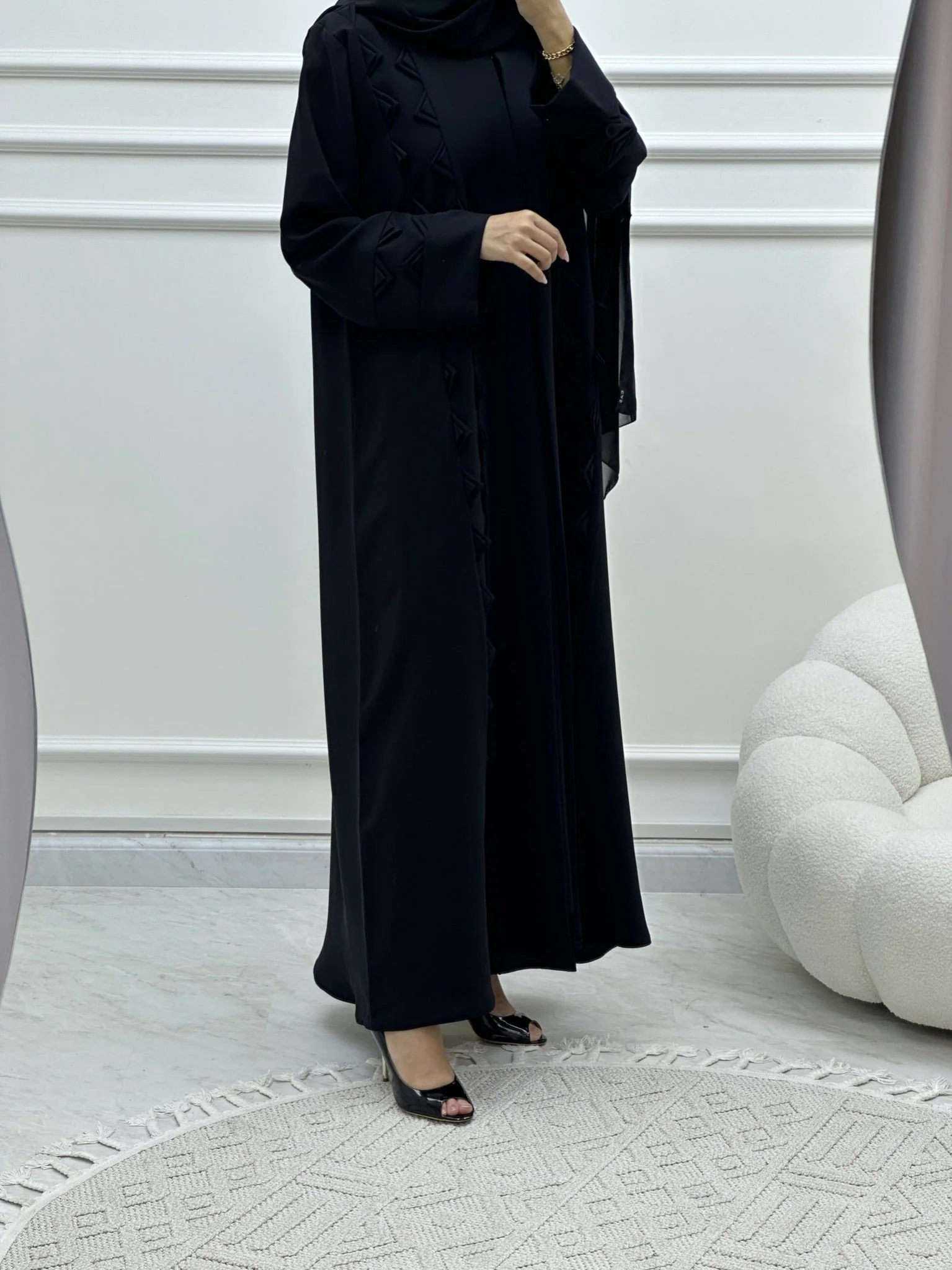 C Ramadan Black Eid Abaya 38 - Image 5