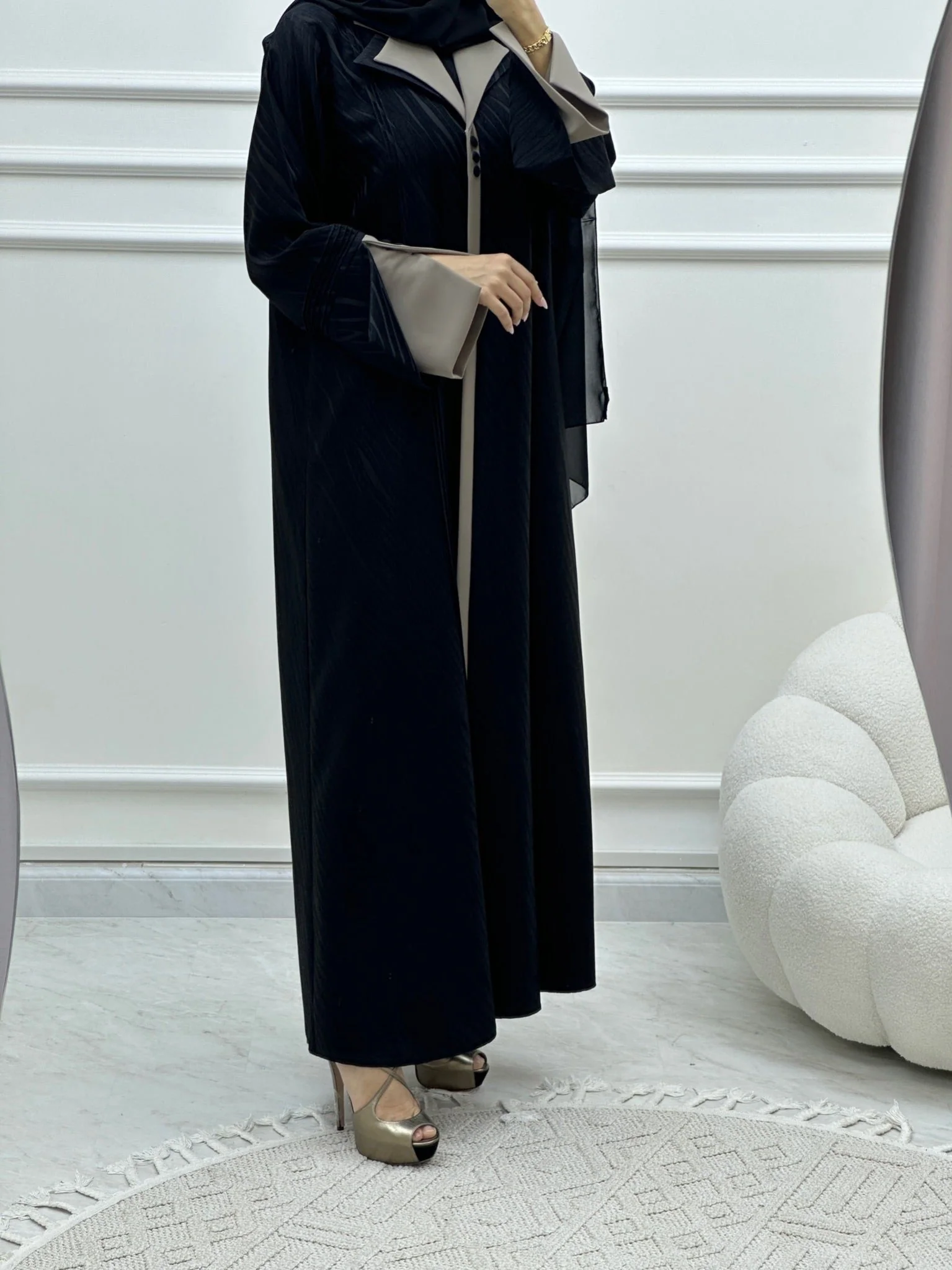 C Ramadan Black Eid Abaya 40 - Image 4