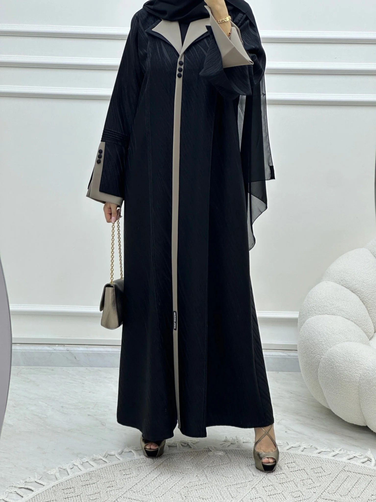 C Ramadan Black Eid Abaya 40 - Image 5