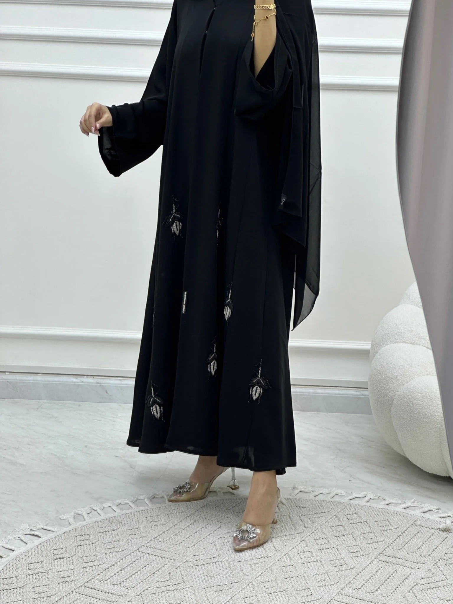 C Ramadan Black Eid Abaya 45 - Image 4