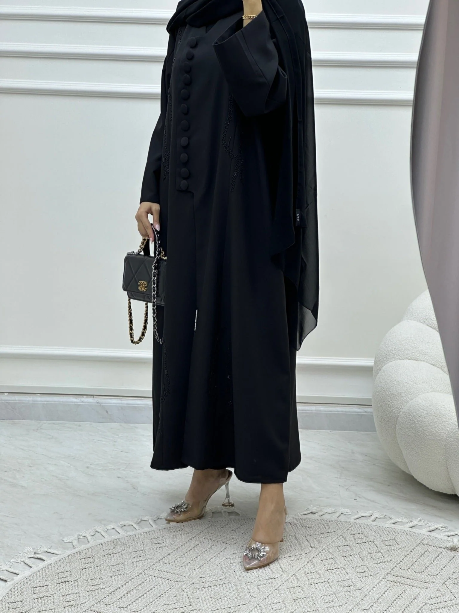 C Ramadan Black Eid Abaya 46 - Image 6