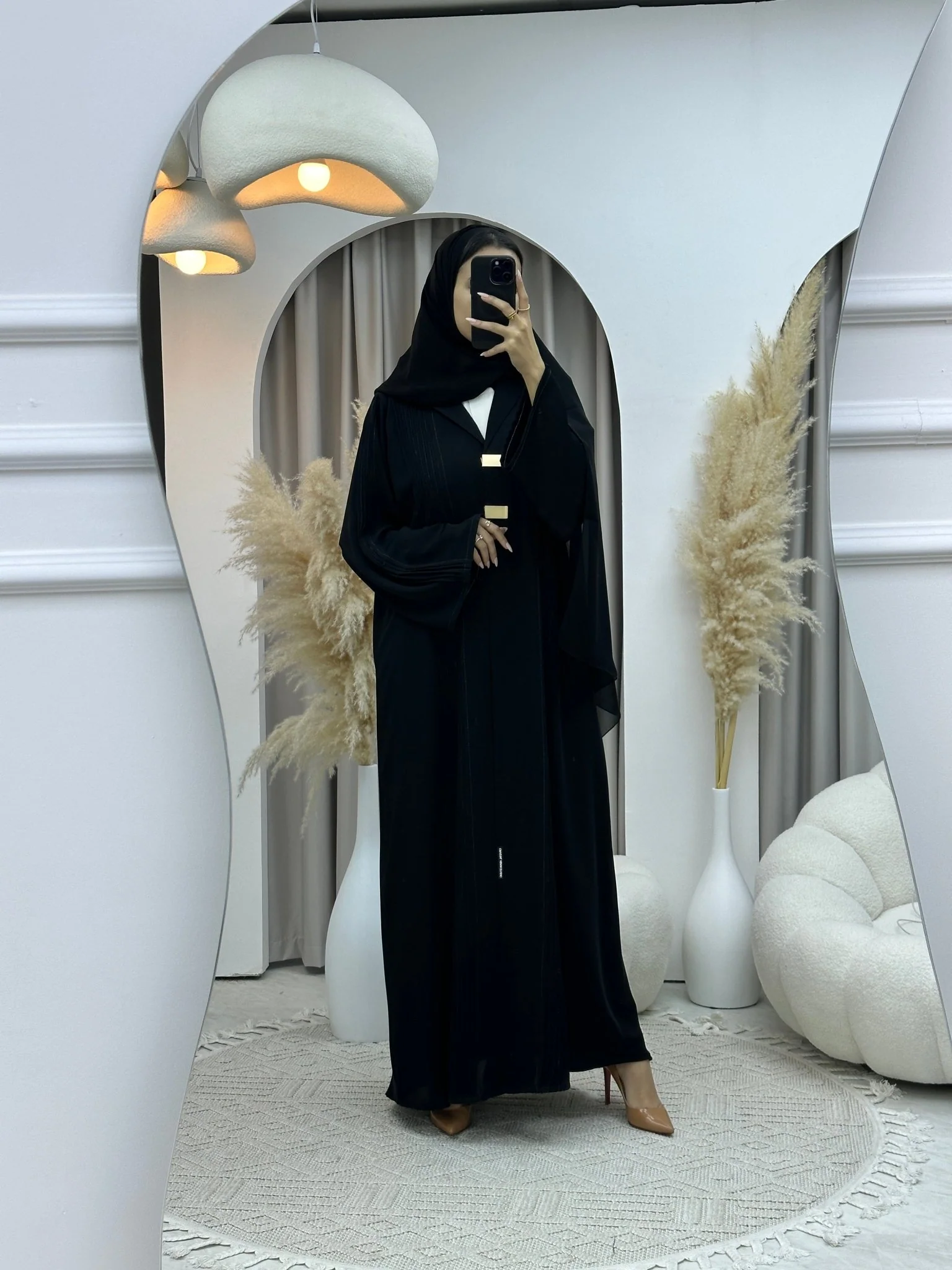 C Ramadan Black Eid Abaya 50 - Image 3