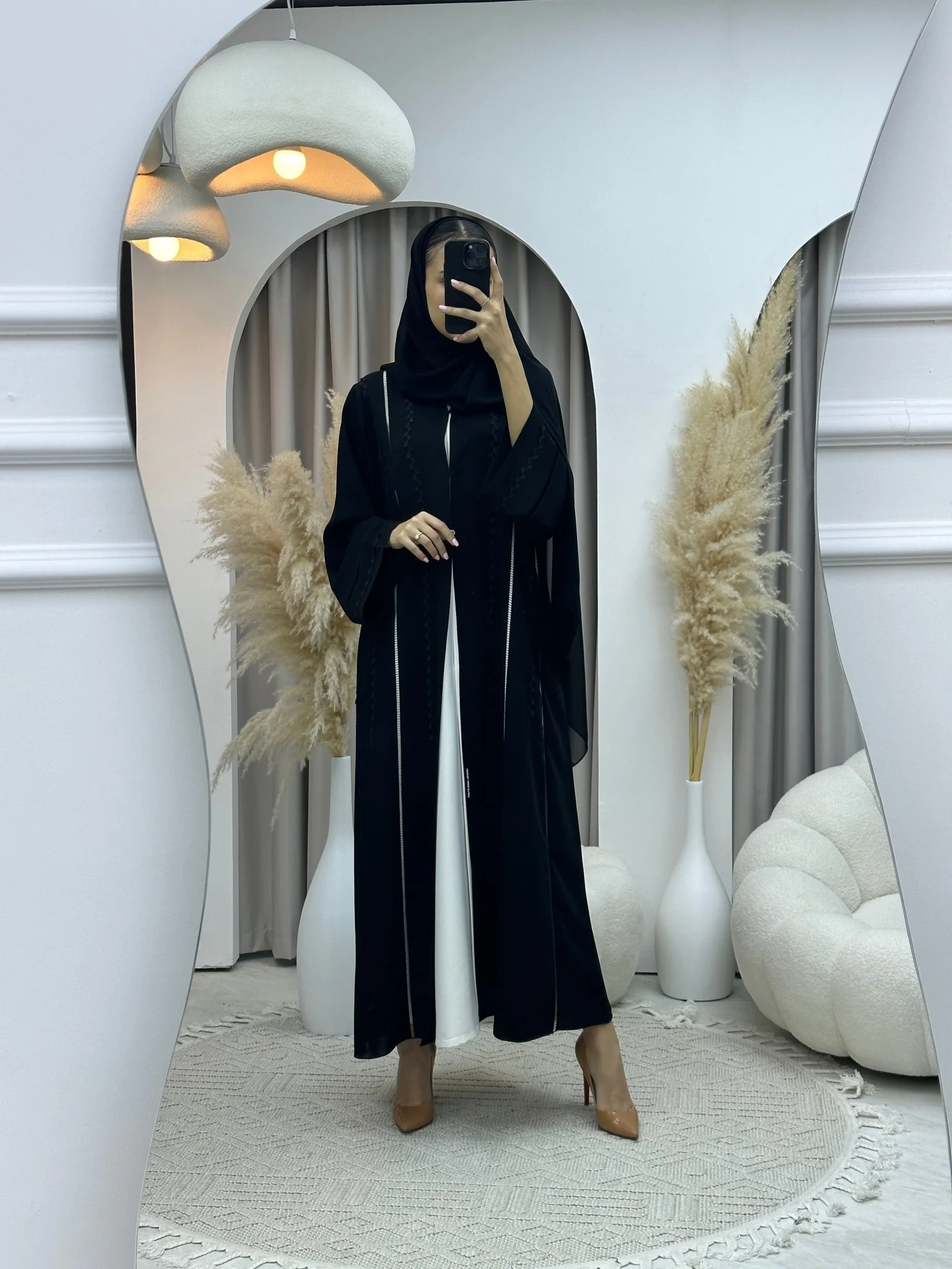 C Ramadan Black Eid Abaya 57 - Image 5
