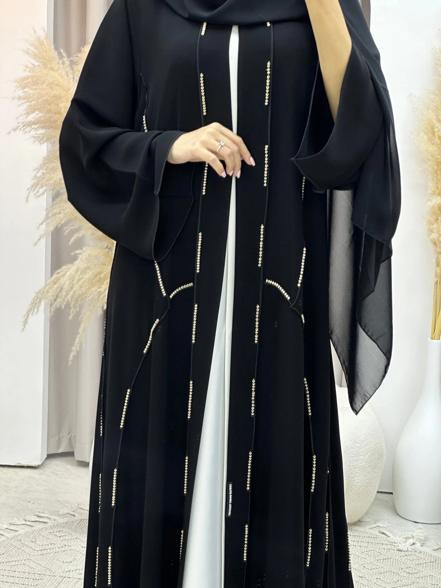 C Ramadan Black Eid Abaya 58 - Image 3