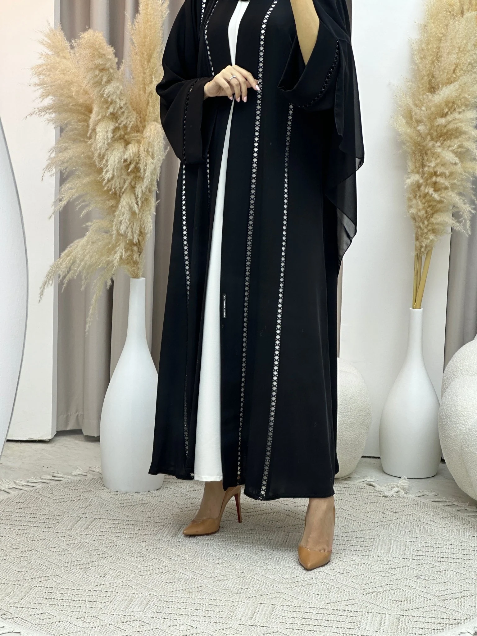 C Ramadan Black Eid Abaya 60 - Image 6