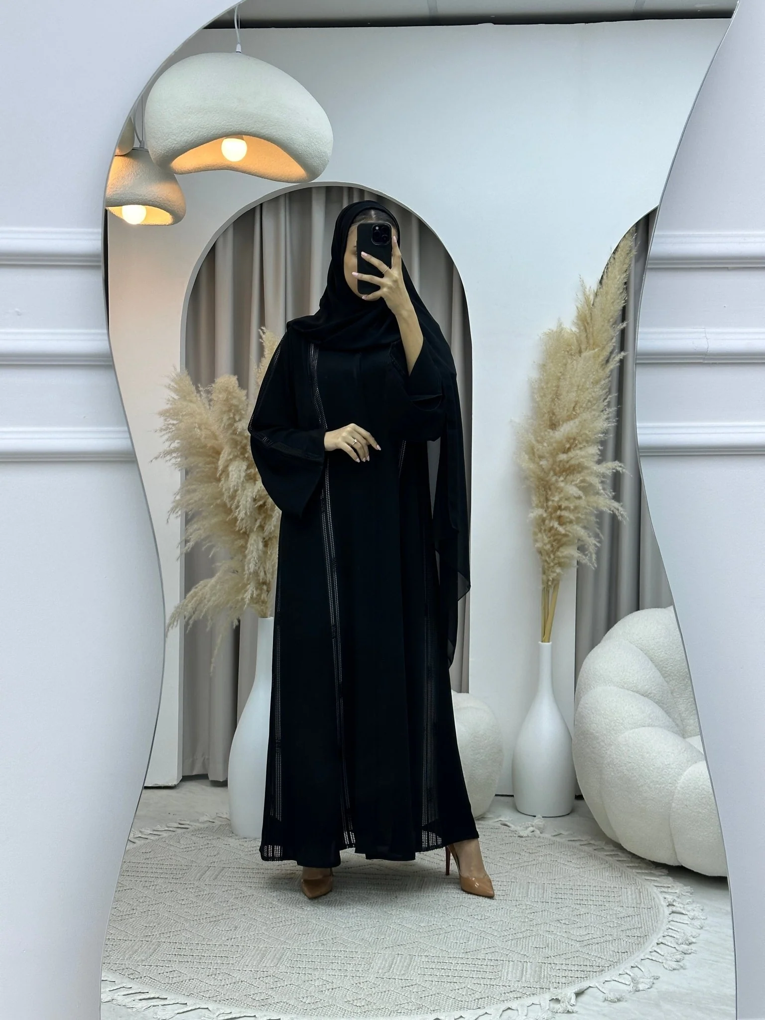 C Ramadan Black Eid Abaya 64 - Image 6