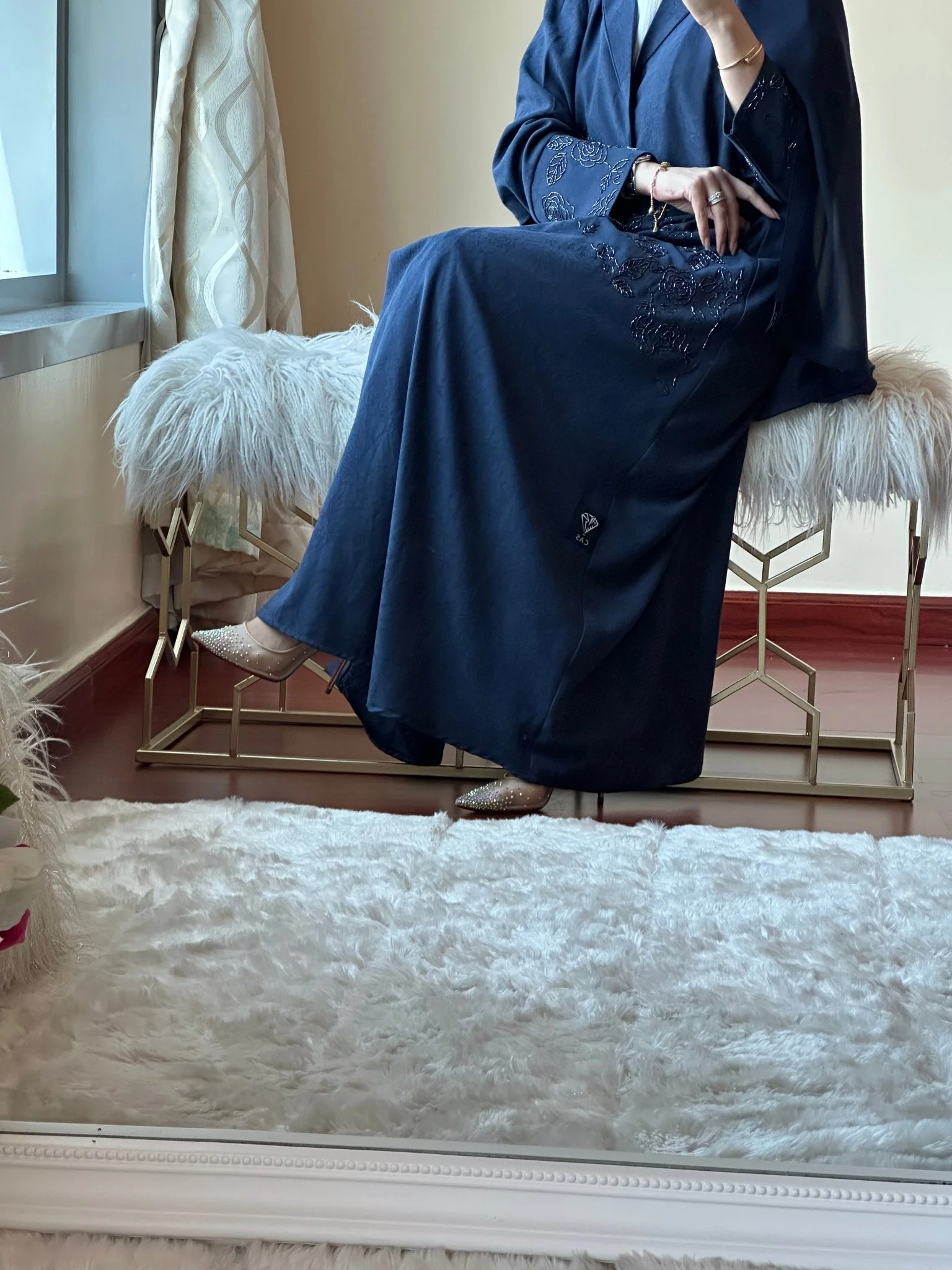 C-Ramadan-Eid-Blue-Abaya-18 - Image 9