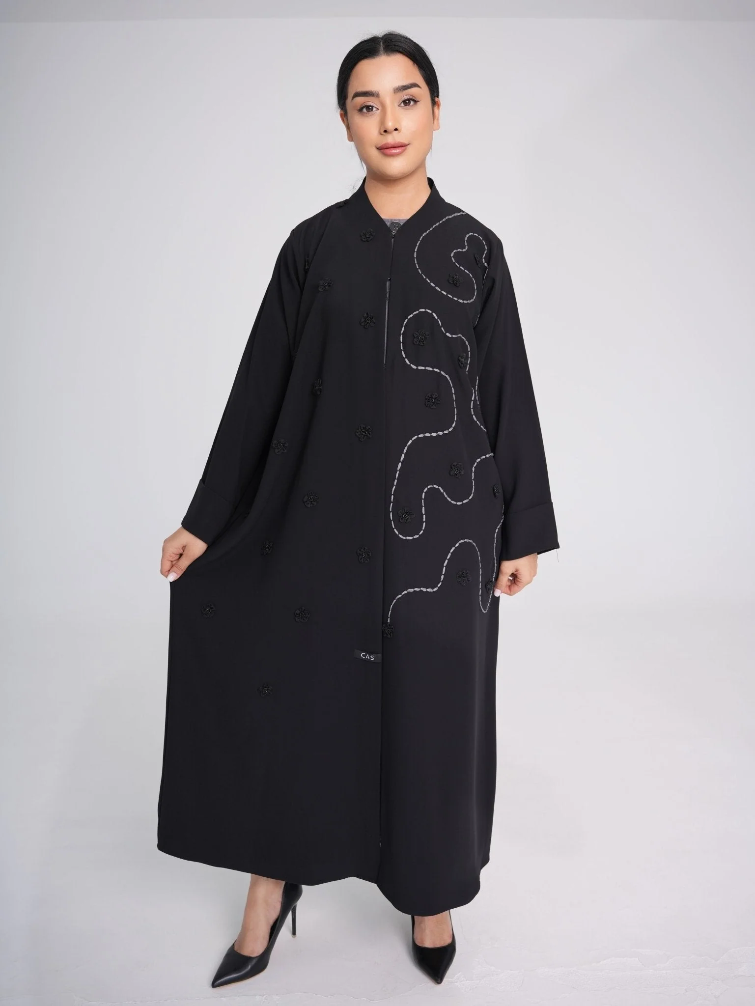 C RTW 0387 Black Abaya - Image 5