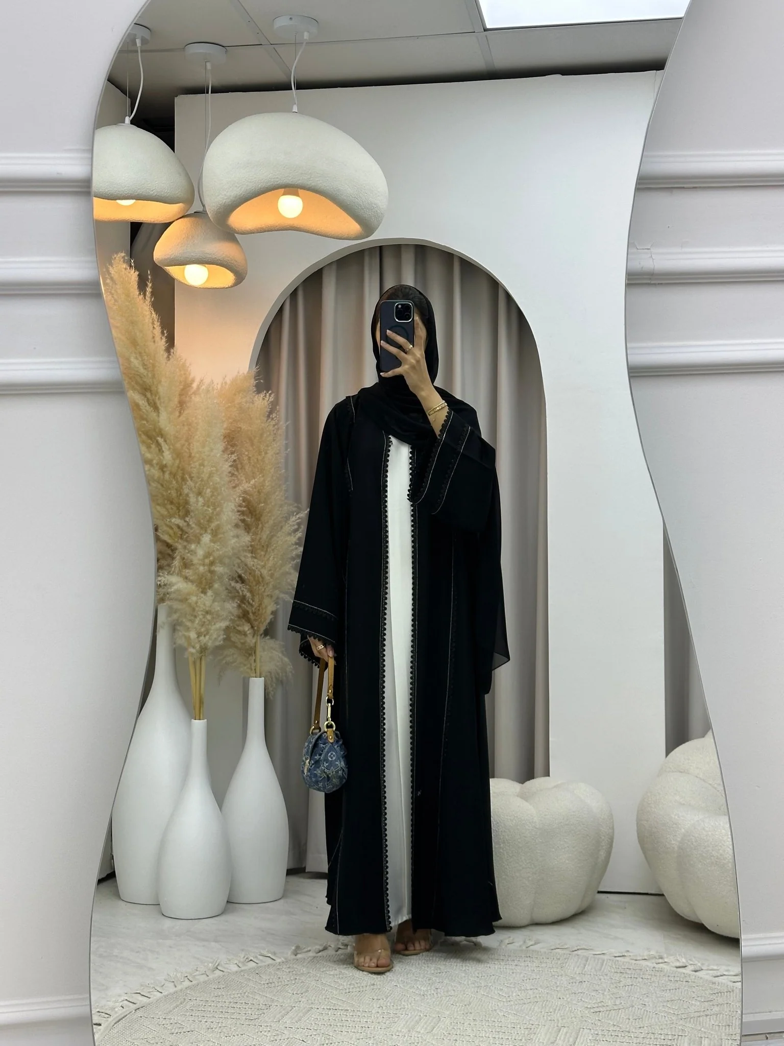 C RTW 0603 Black Abaya - Image 2
